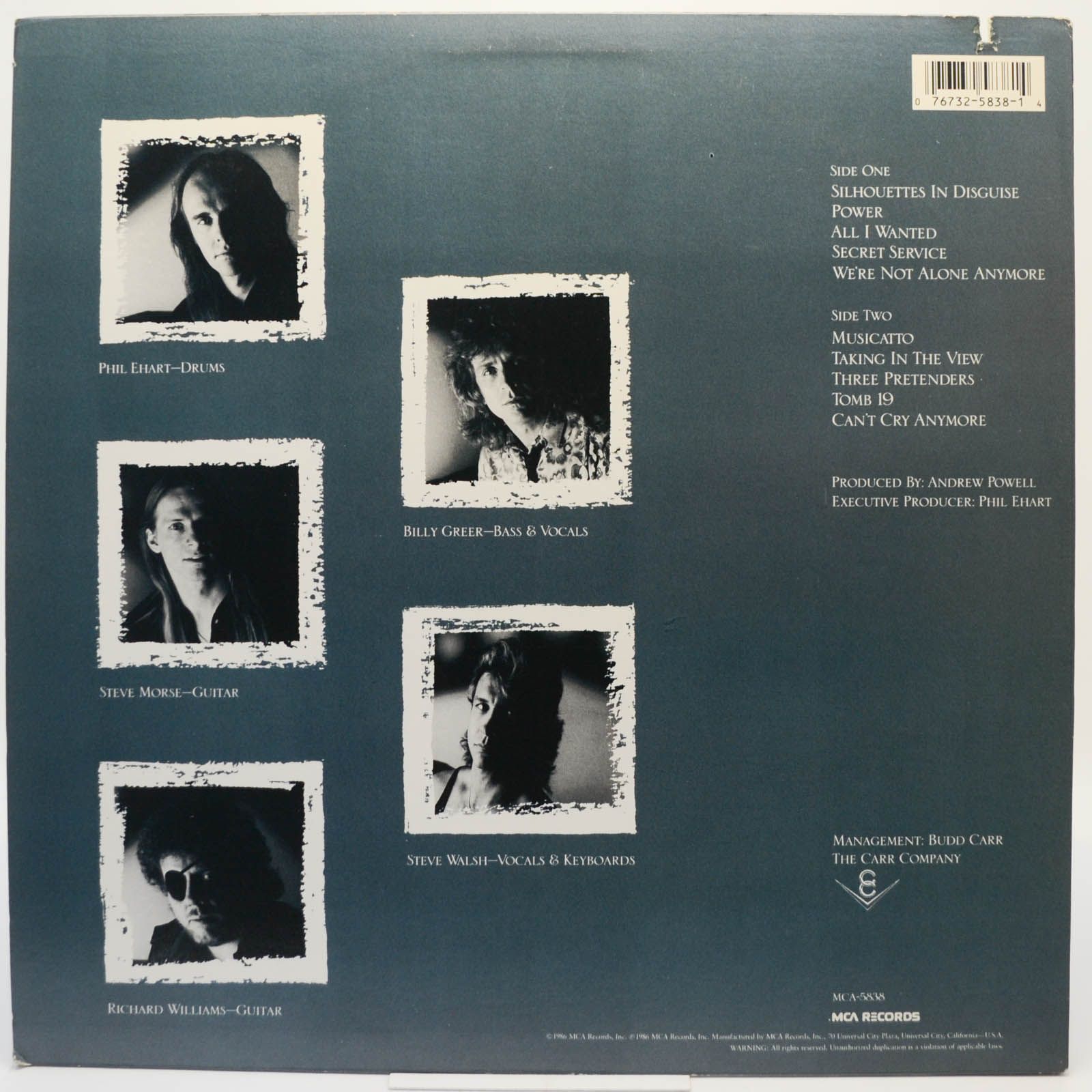 Kansas — Power (USA), 1986