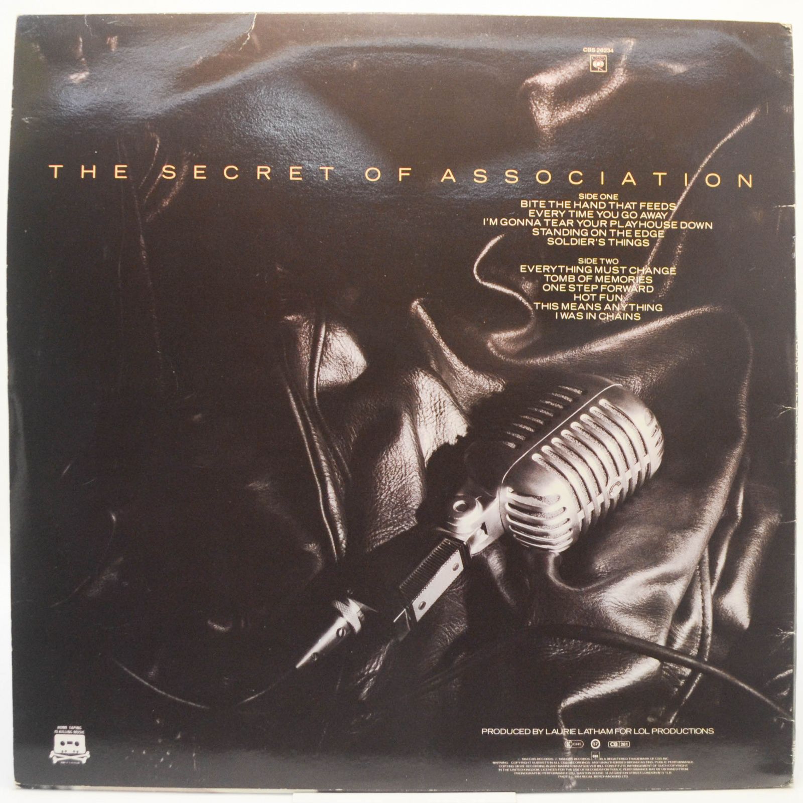 Paul Young — The Secret Of Association (UK), 1985