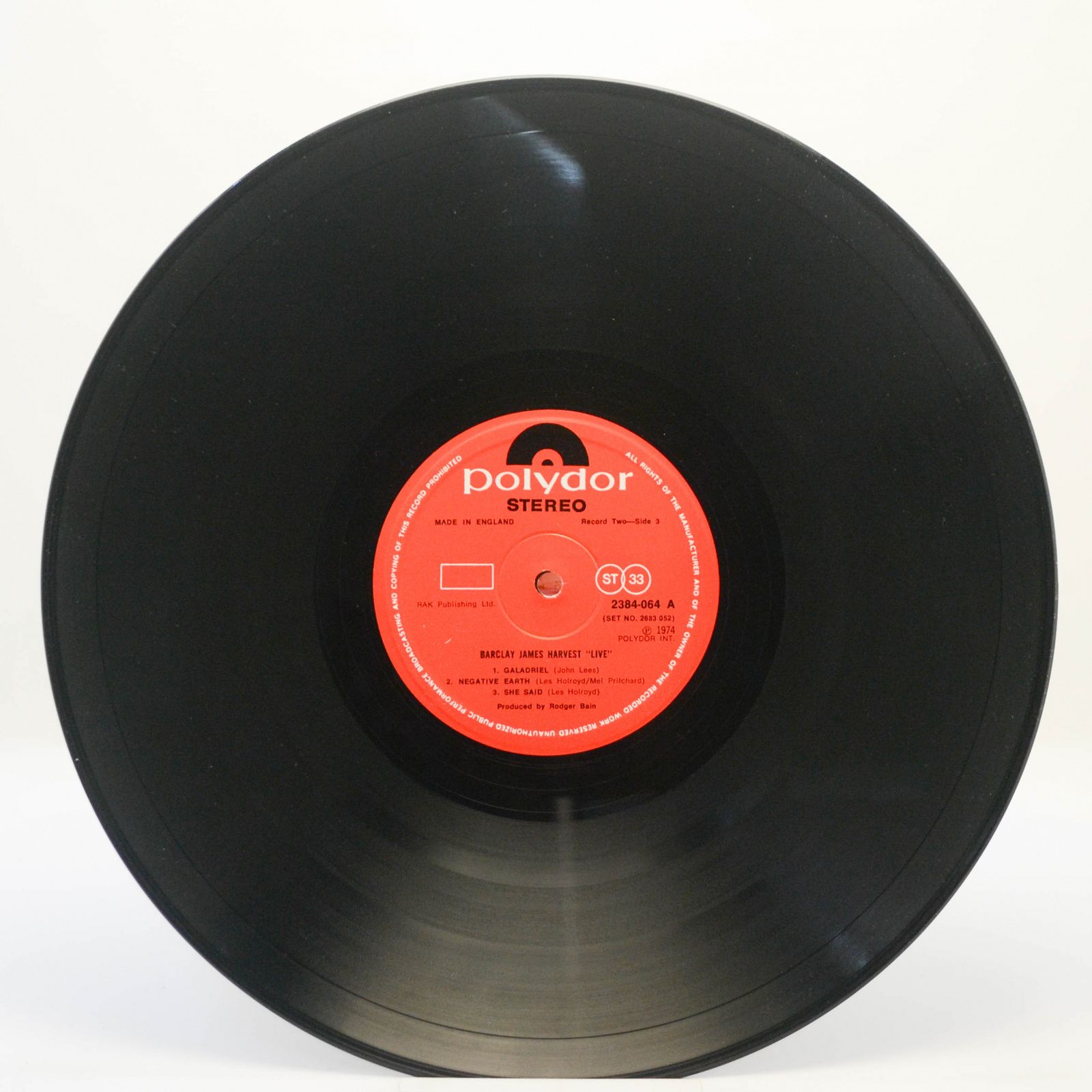 Barclay James Harvest — Live (2LP, UK), 1974