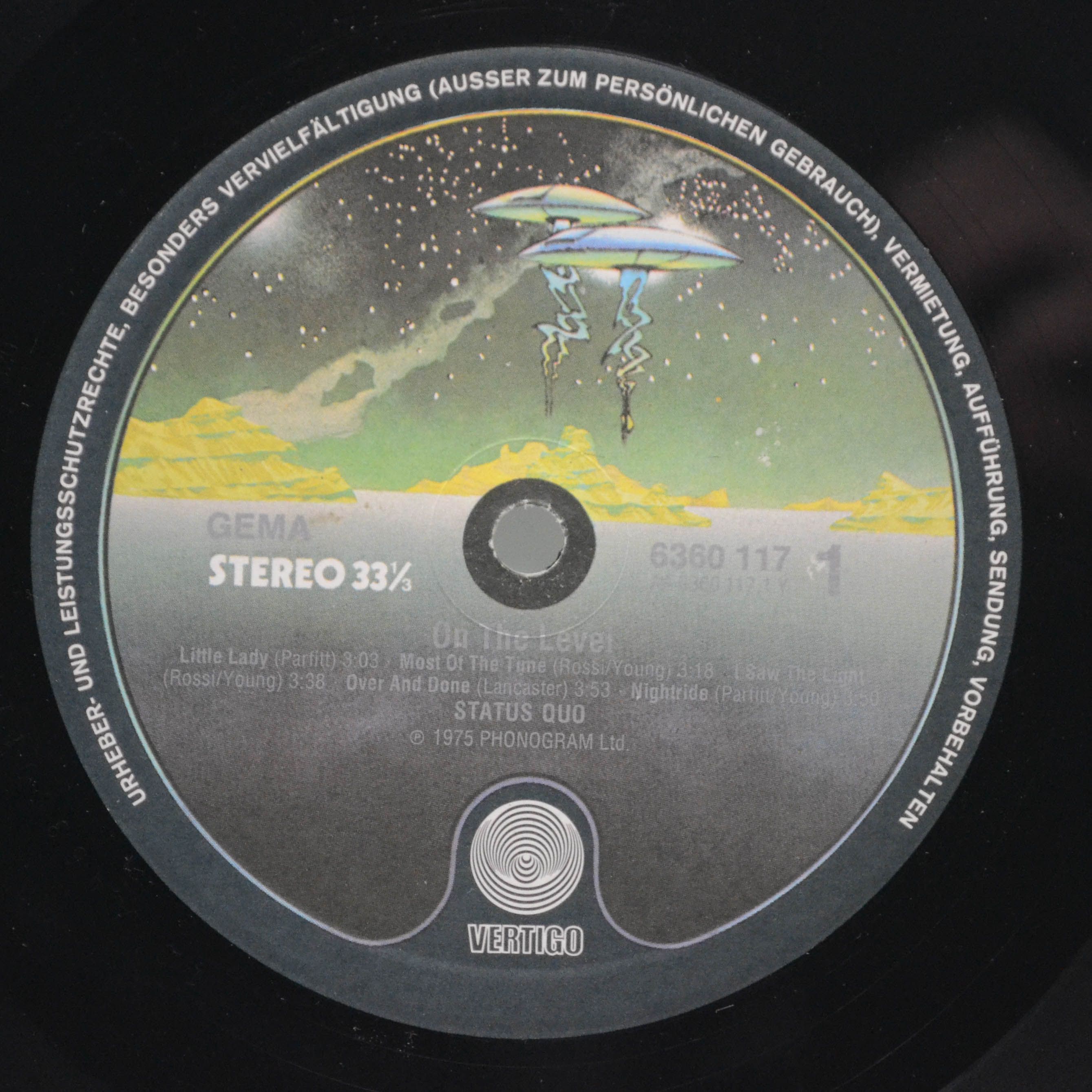 Status Quo — On The Level, 1975