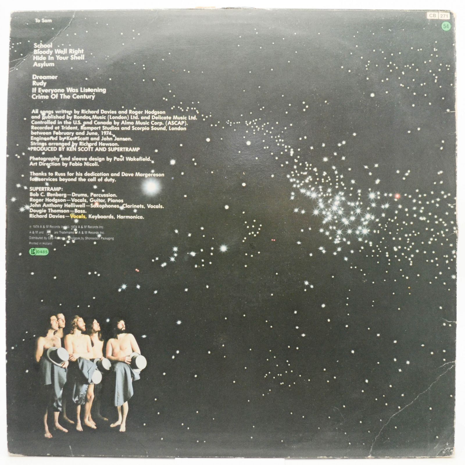 Supertramp — Crime Of The Century, 1974