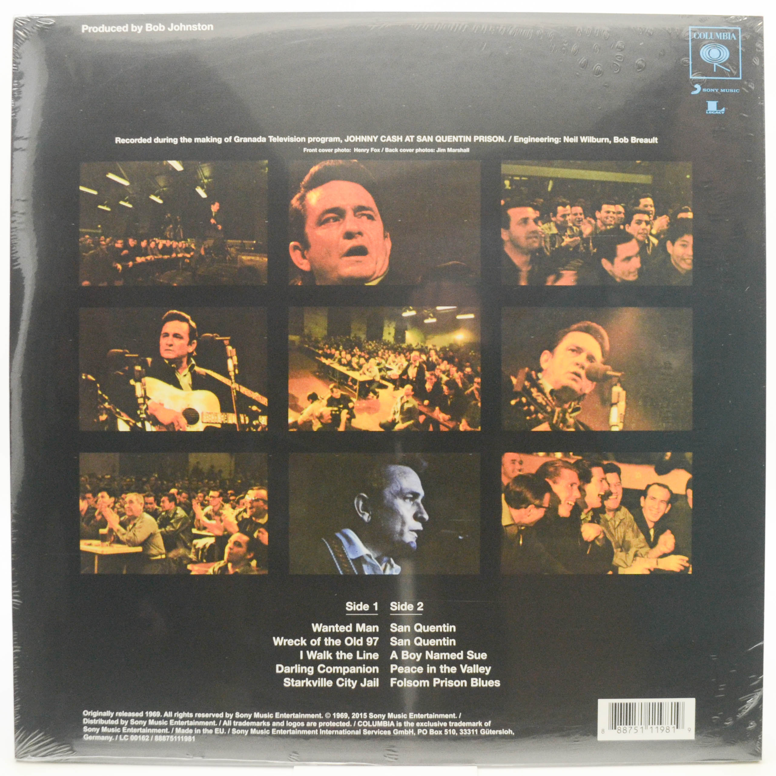 Johnny Cash — Johnny Cash At San Quentin, 1969