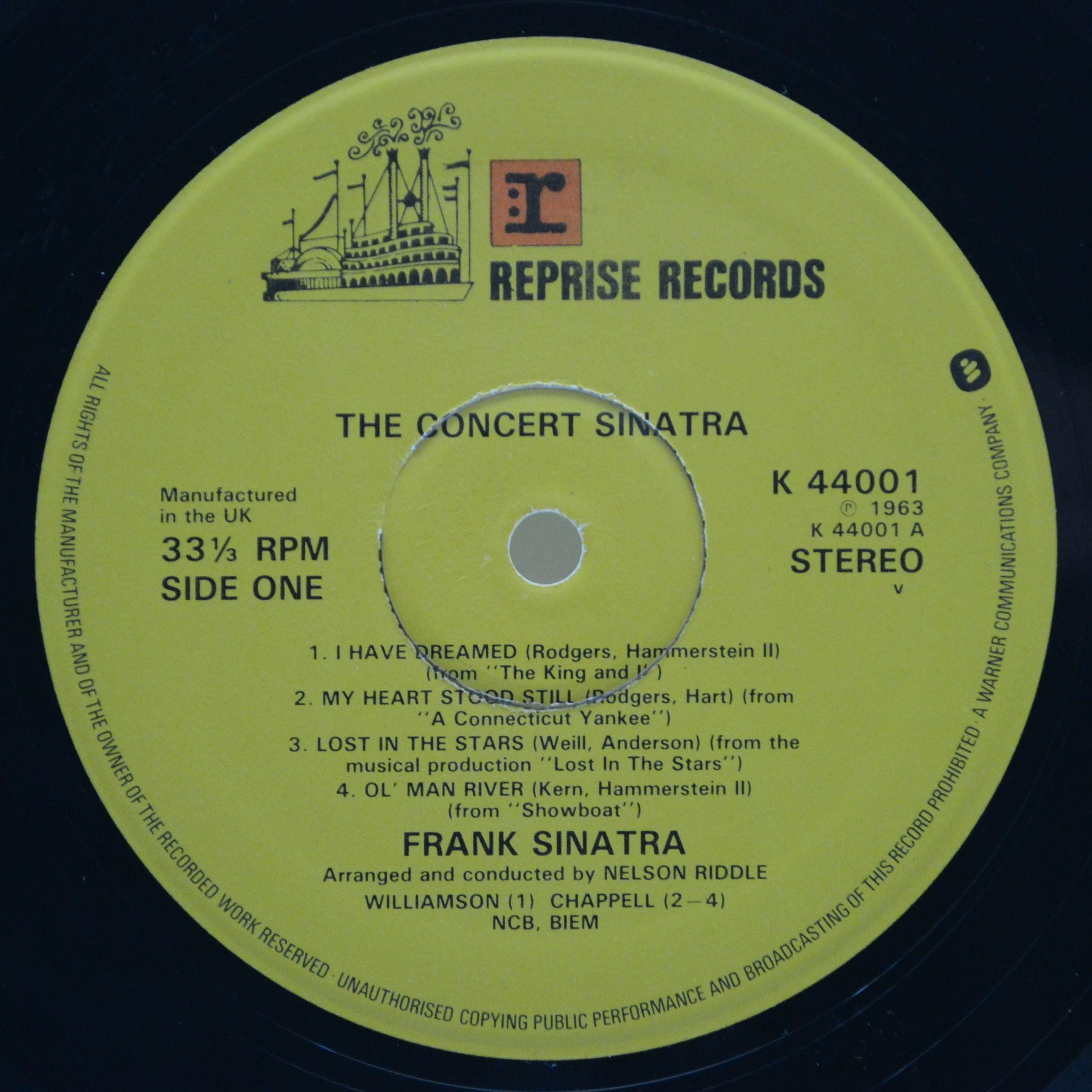 Frank Sinatra — The Concert Sinatra (UK), 1963