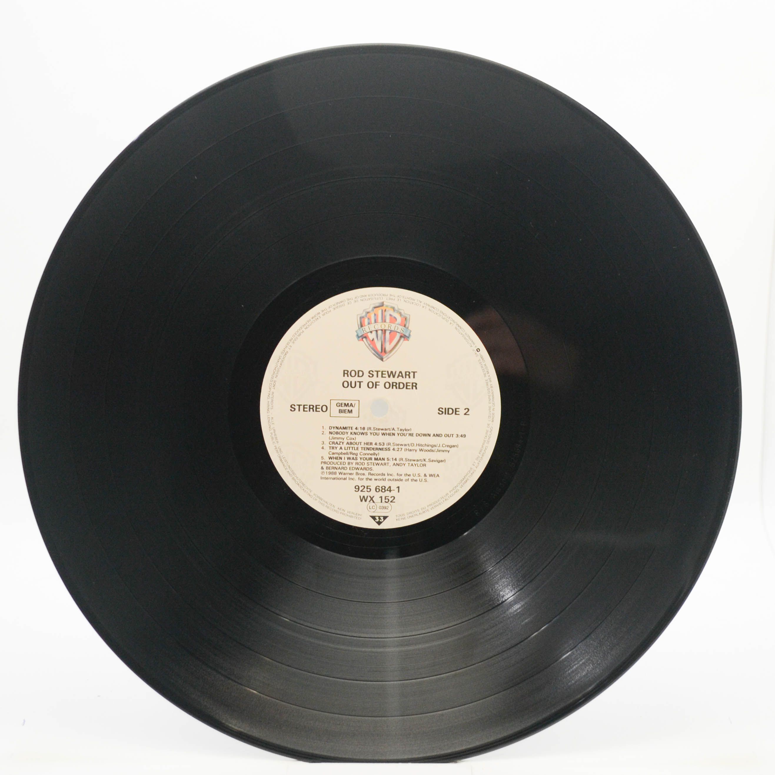 Rod Stewart — Out Of Order, 1988