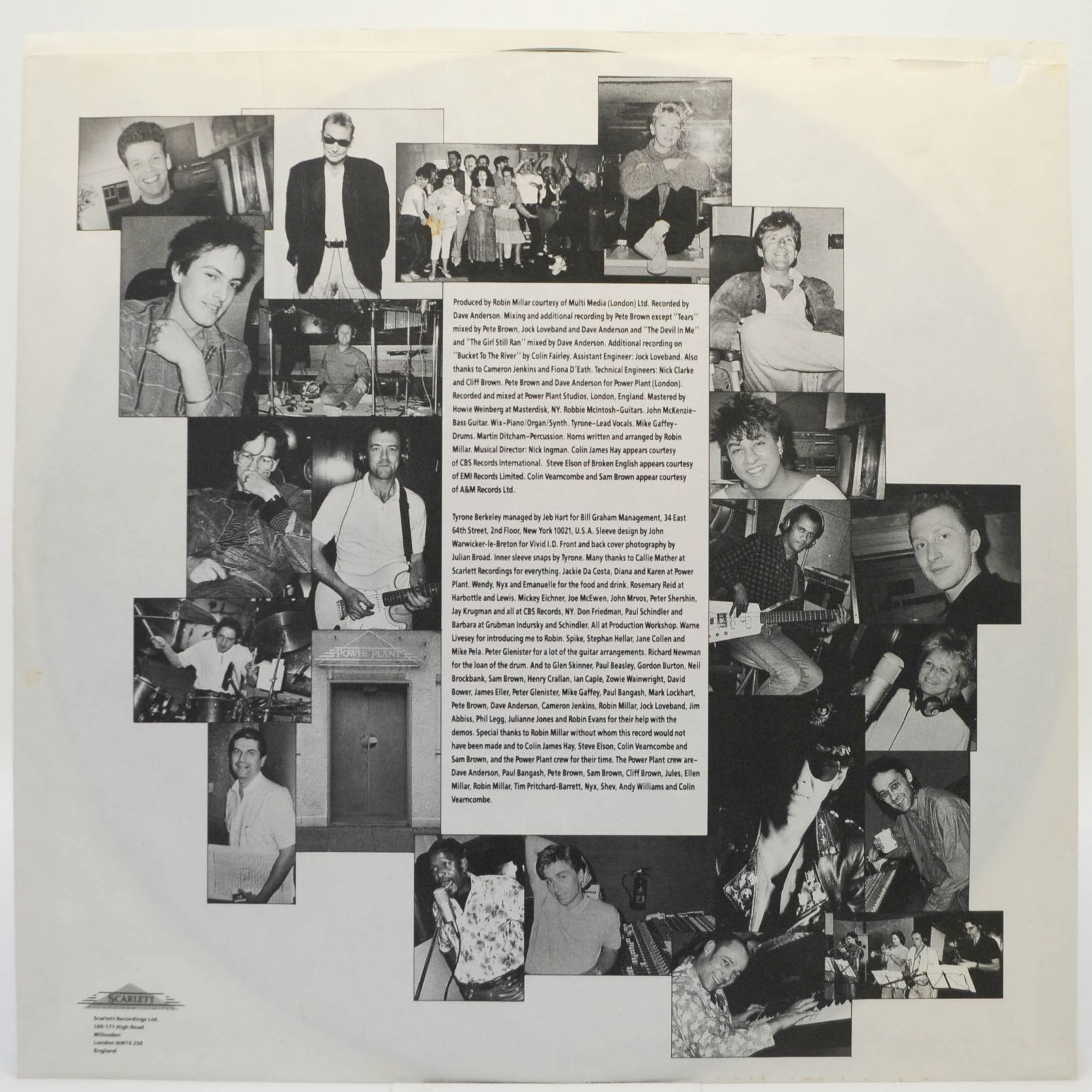 Tyrone Berkeley — To Touch You, 1989