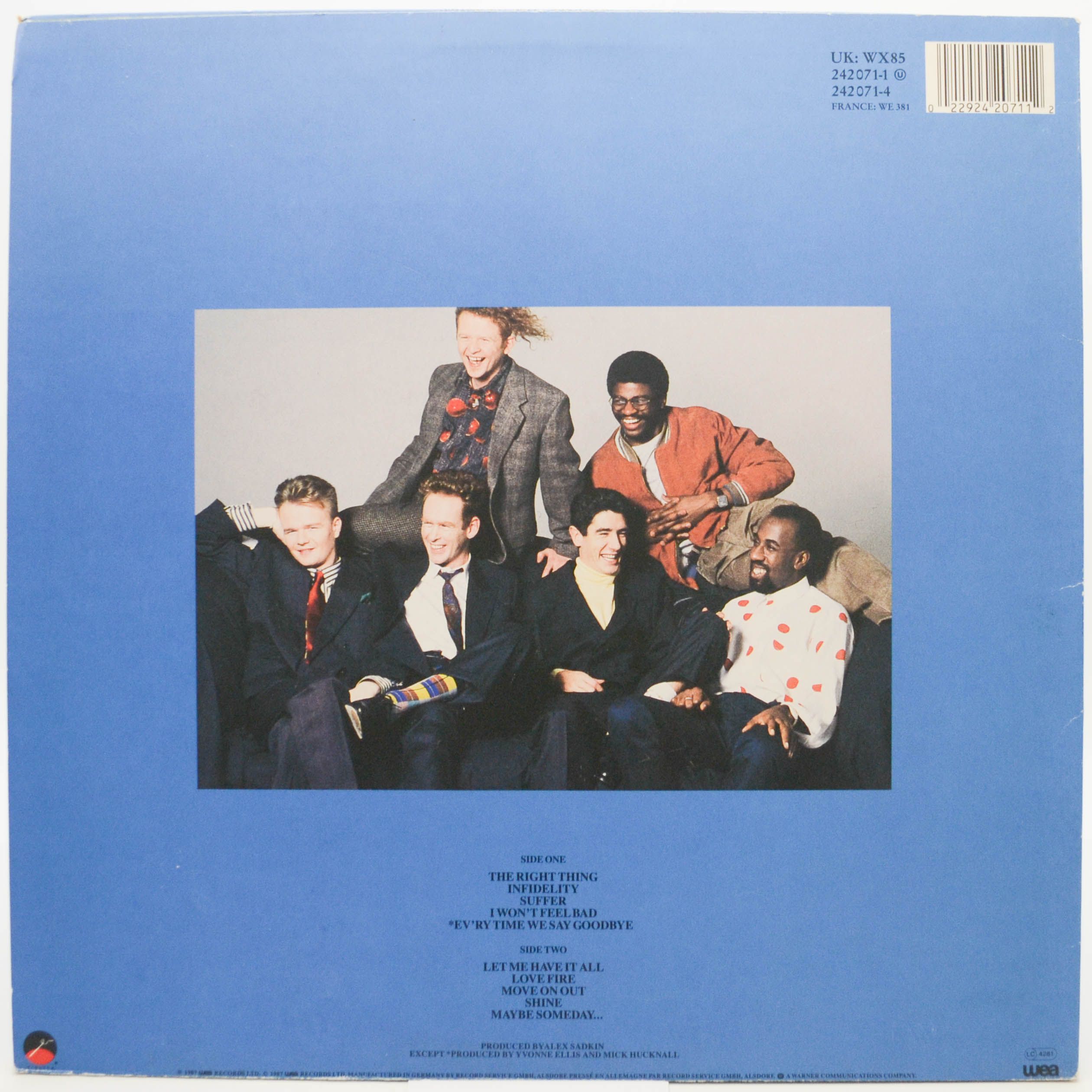 Simply Red — Men And Women, 1987