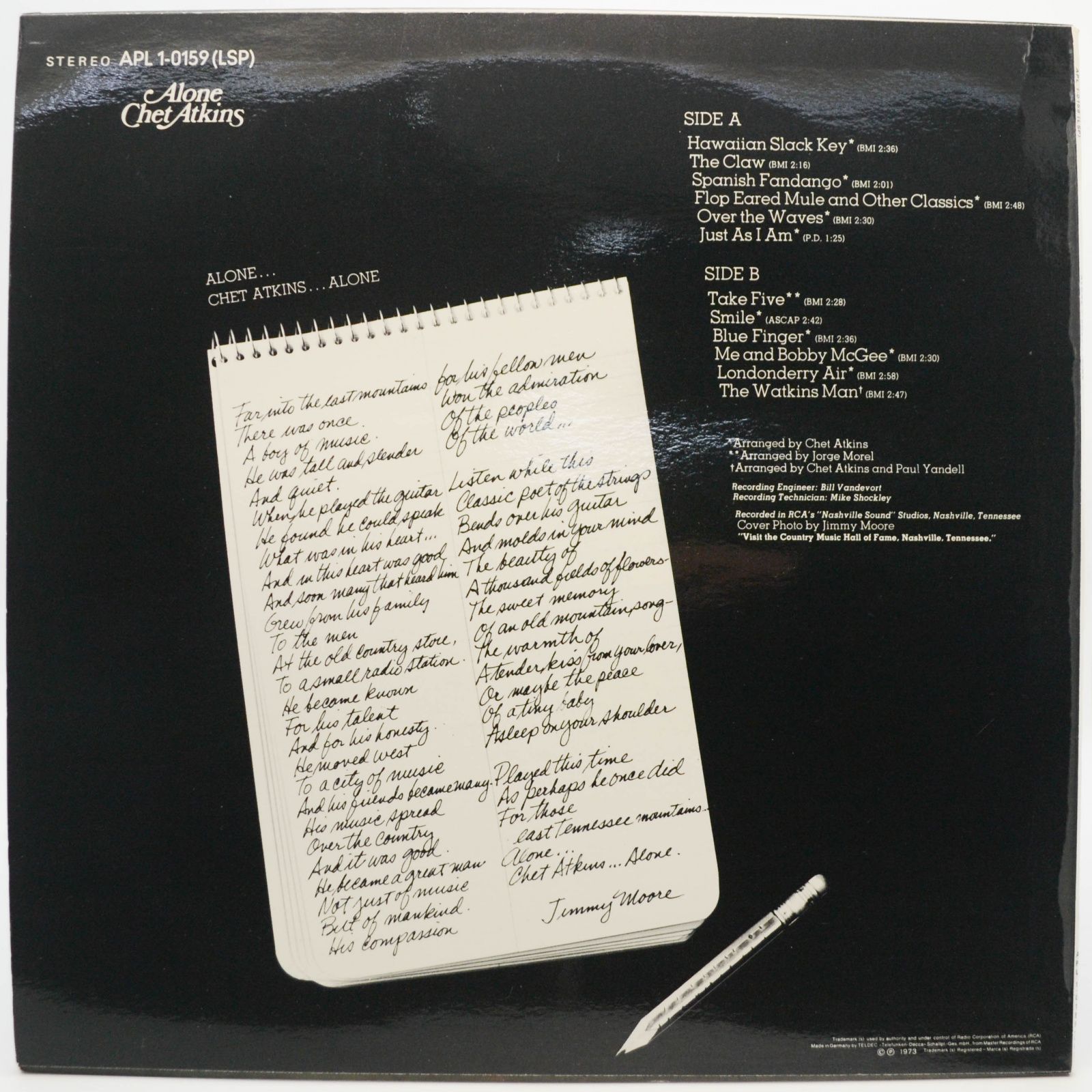 Chet Atkins — Alone, 1973