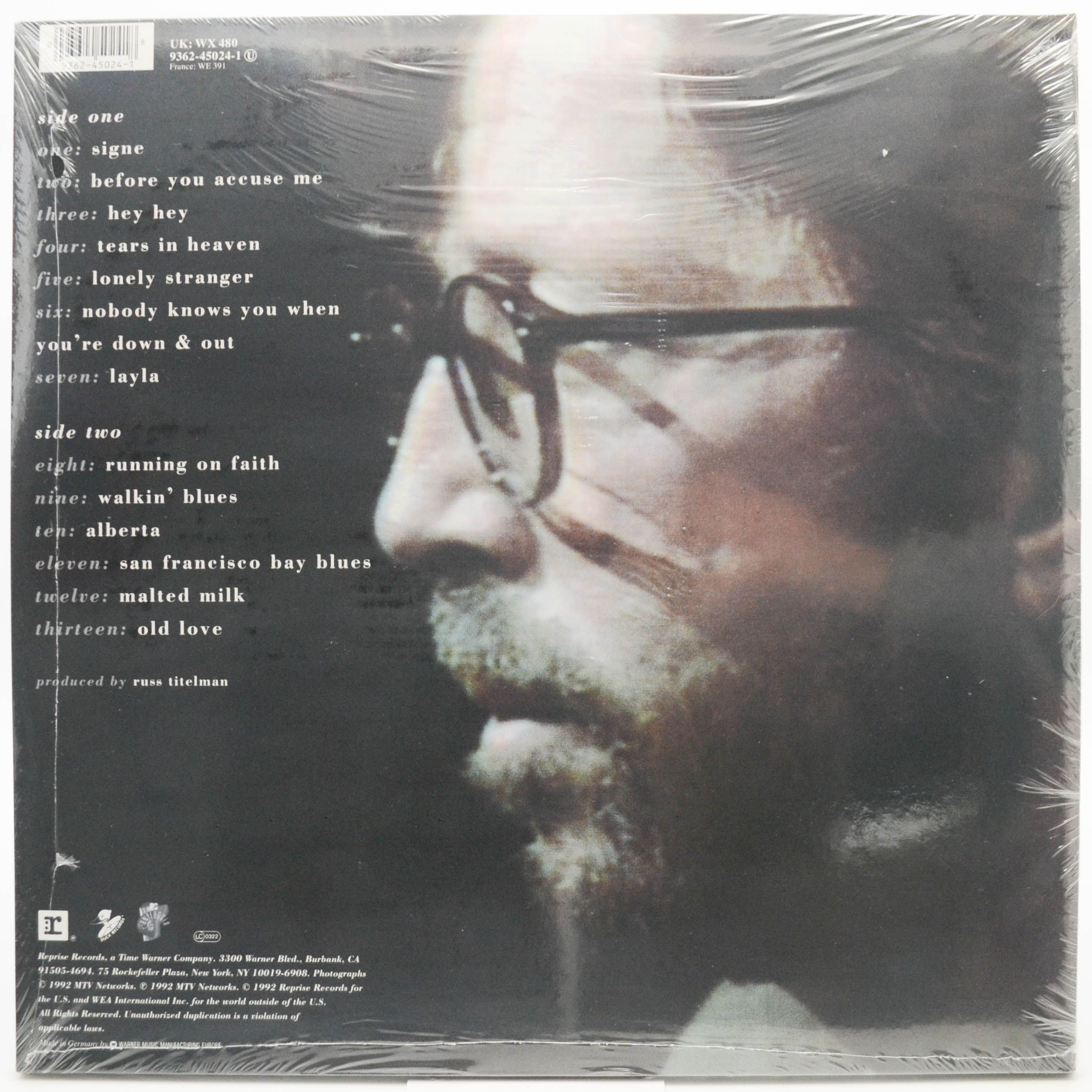 Eric Clapton — Unplugged, 1992