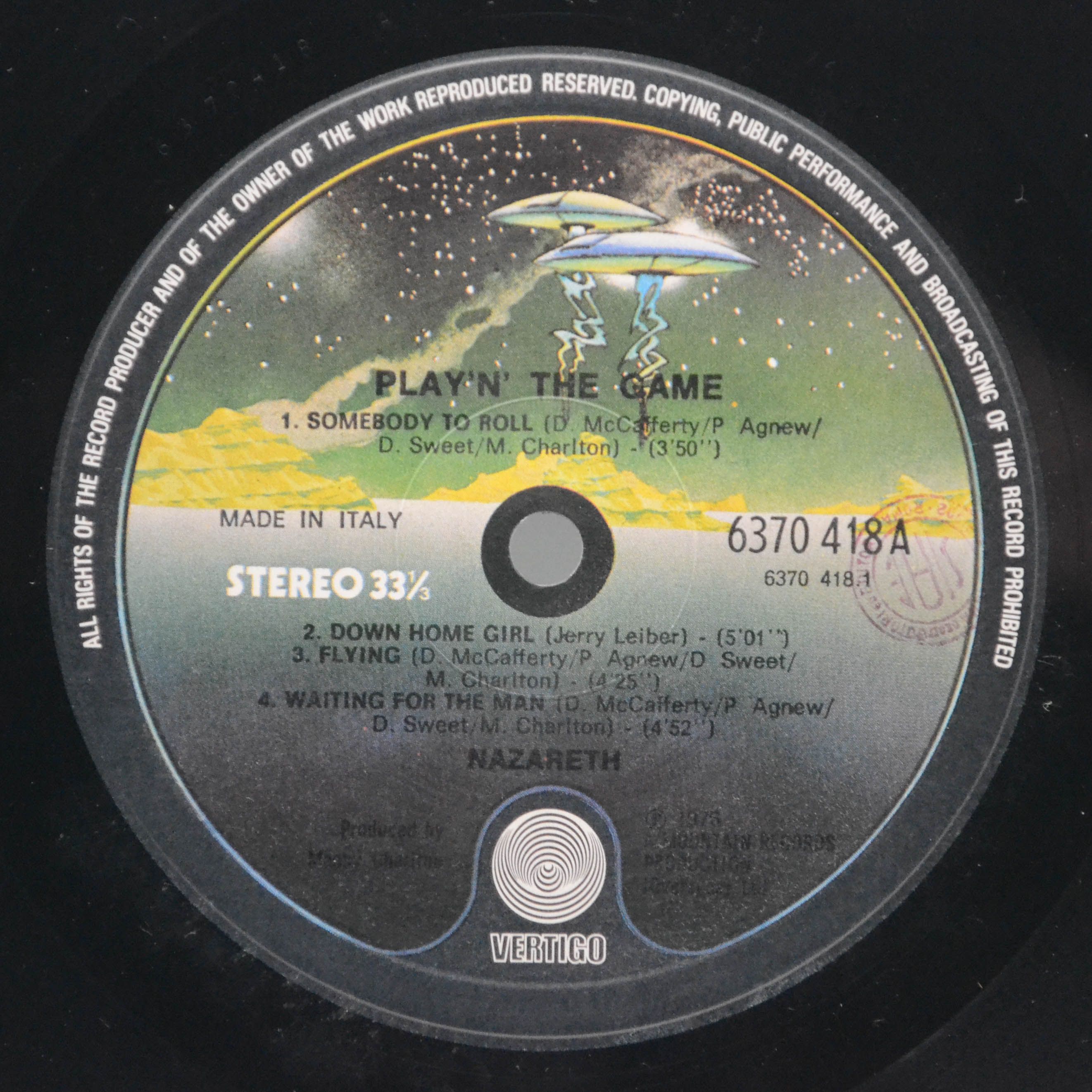 Nazareth — Play'n' The Game, 1976