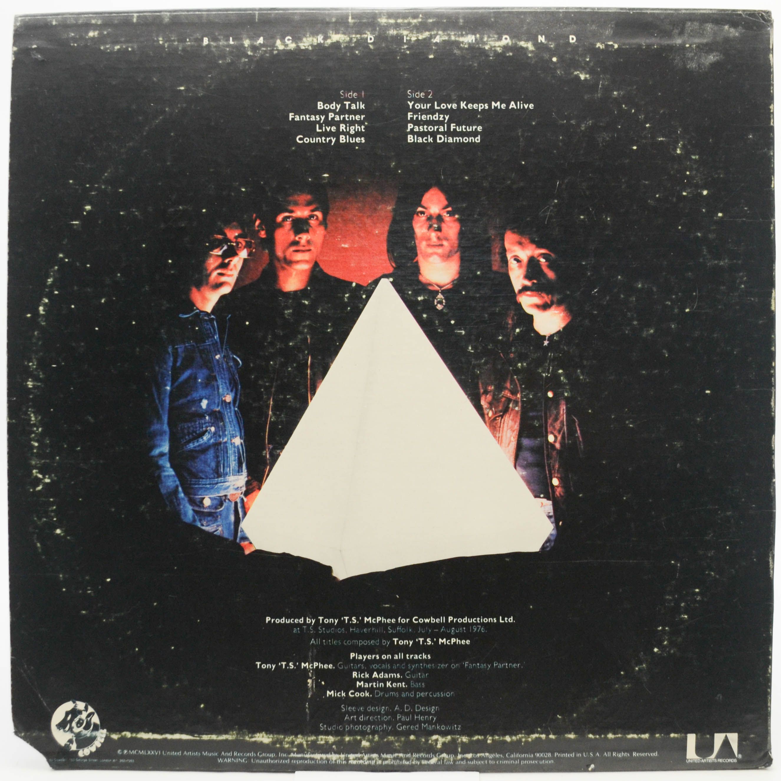Groundhogs — Black Diamond (USA), 1976