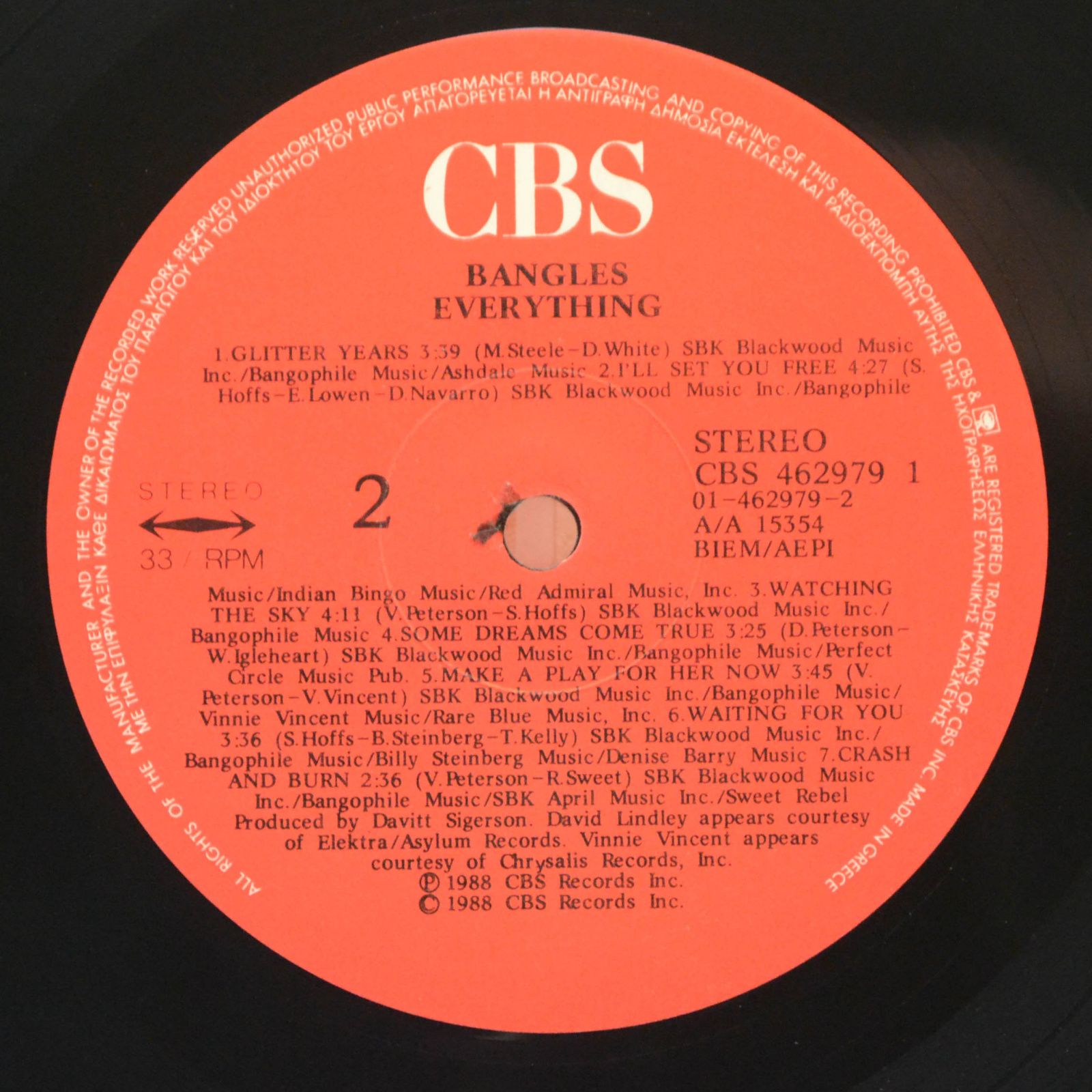 Bangles — Everything, 1988