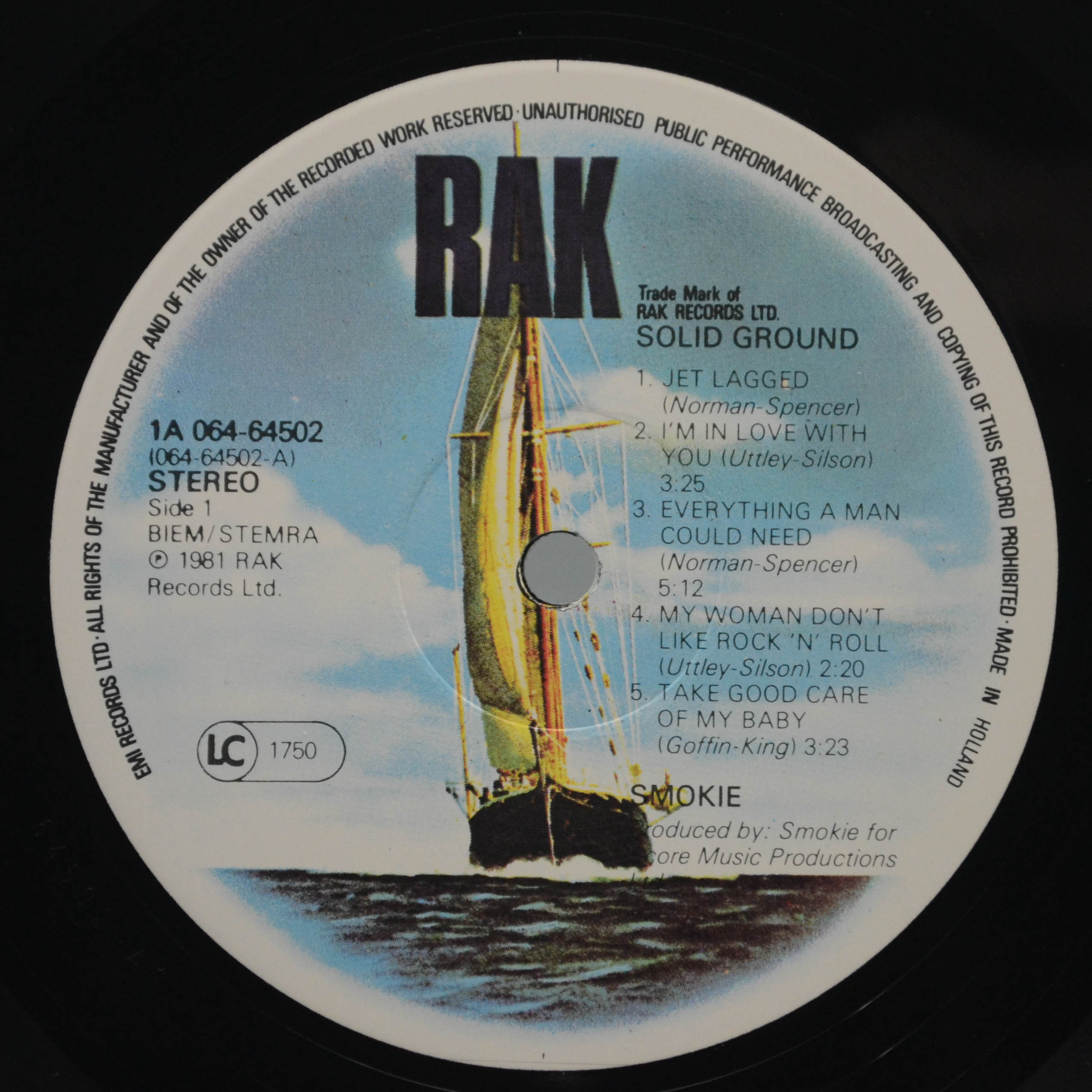 Smokie — Solid Ground, 1981