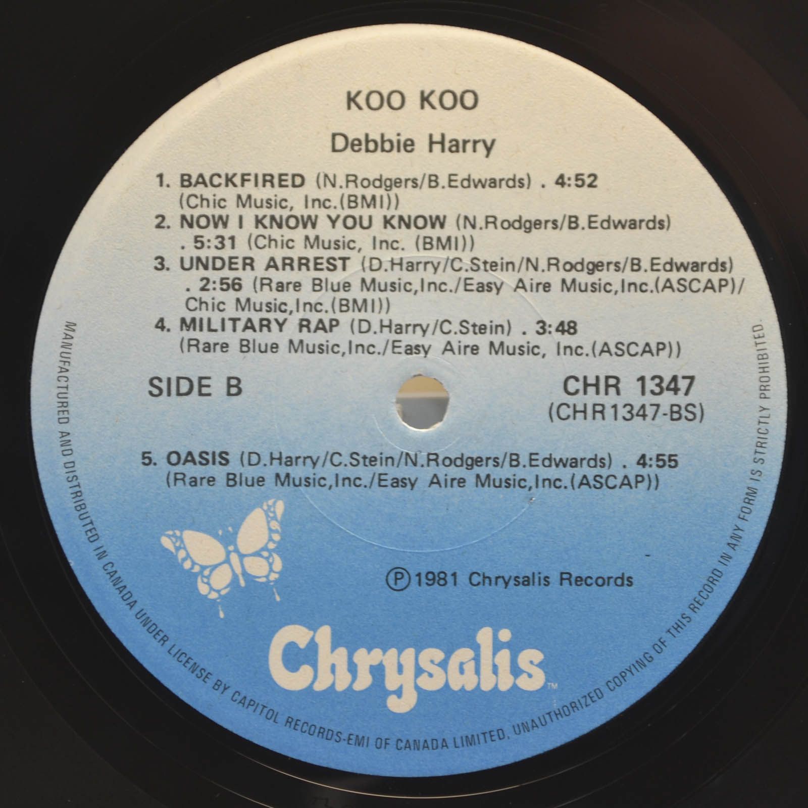 Debbie Harry — KooKoo, 1981