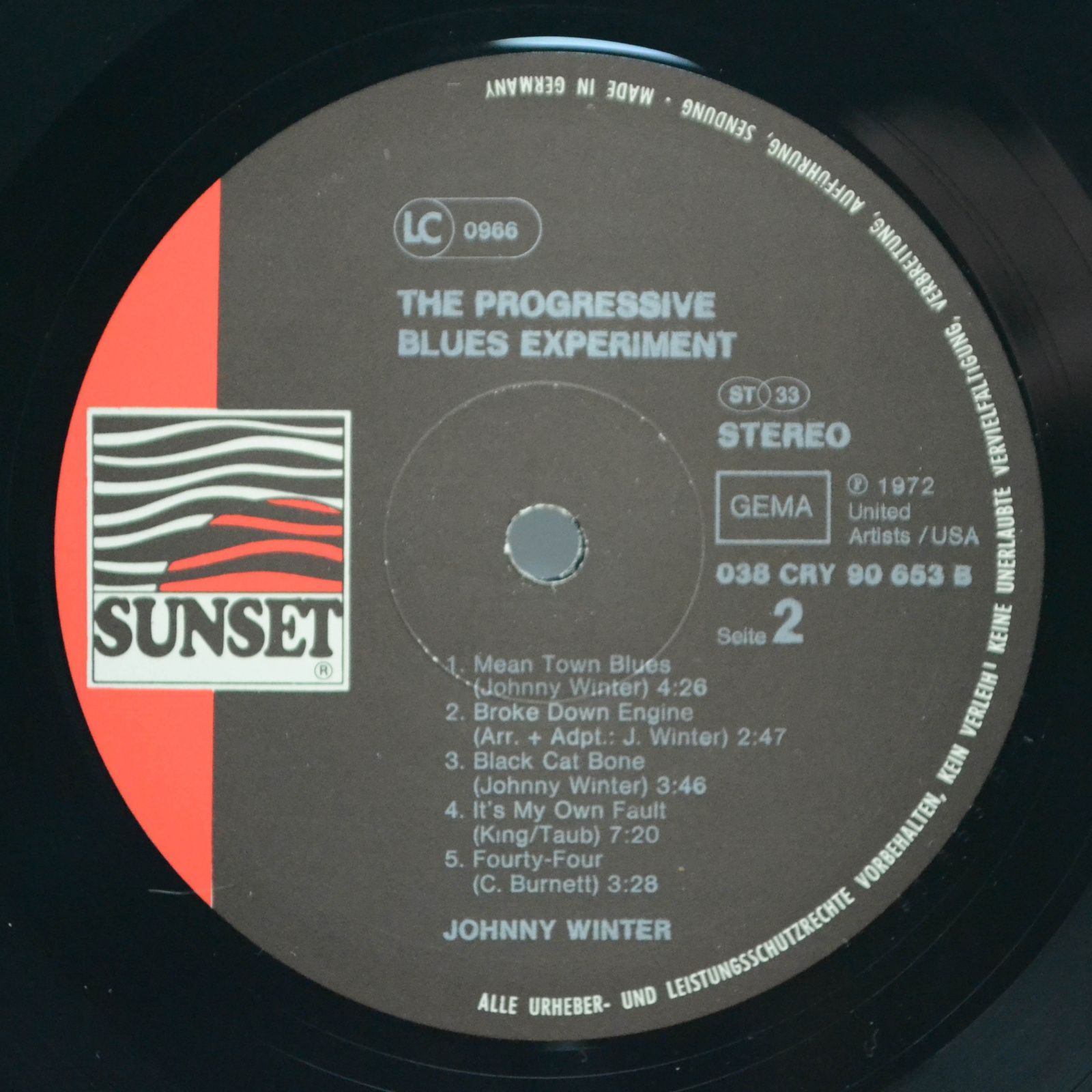 Johnny Winter — The Progressive Blues Experiment, 1968