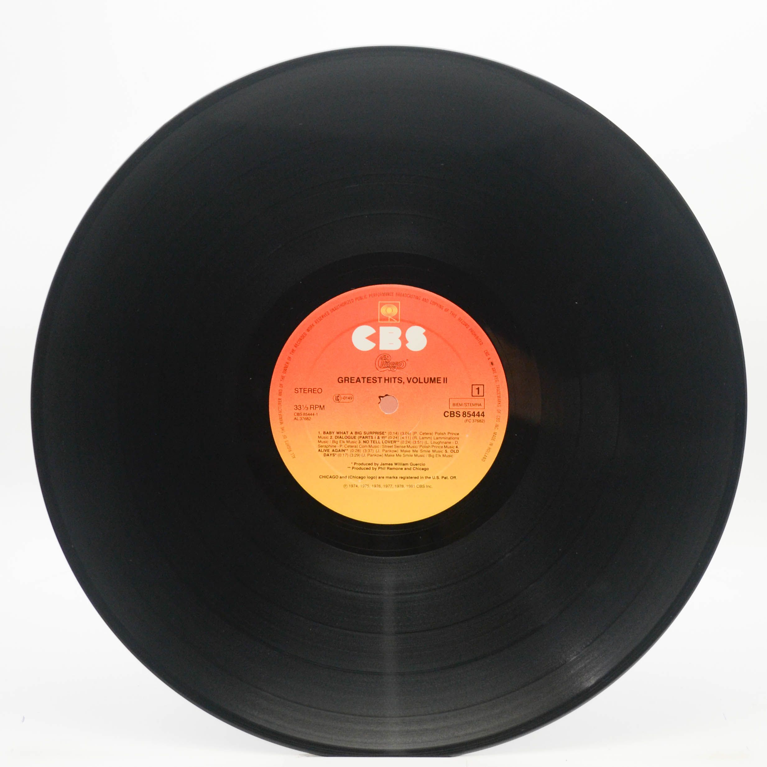 Chicago — Greatest Hits, Volume II, 1981