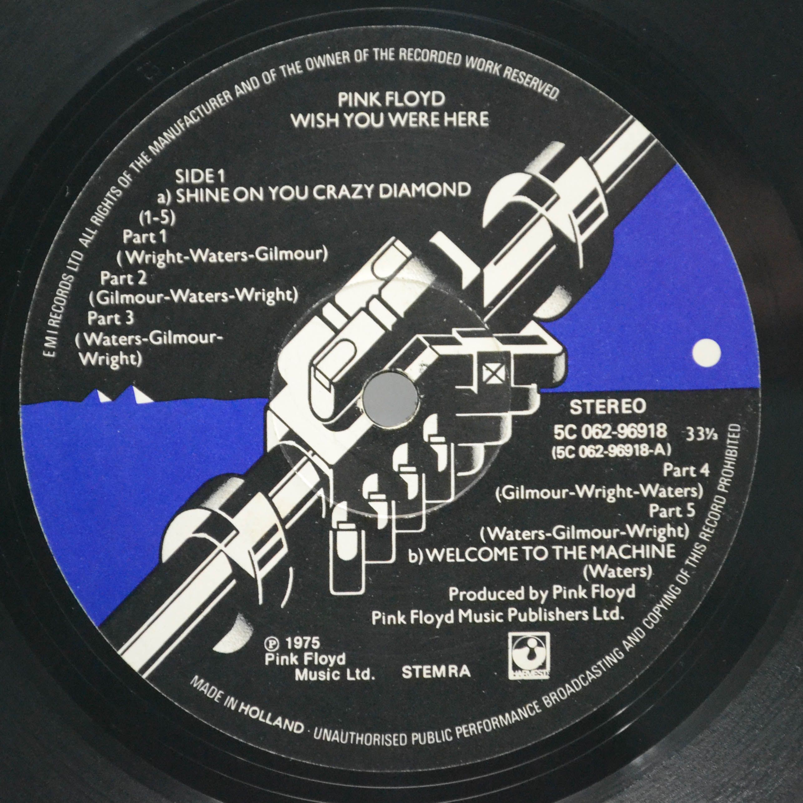 Pink Floyd — Wish You Were Here, 1975