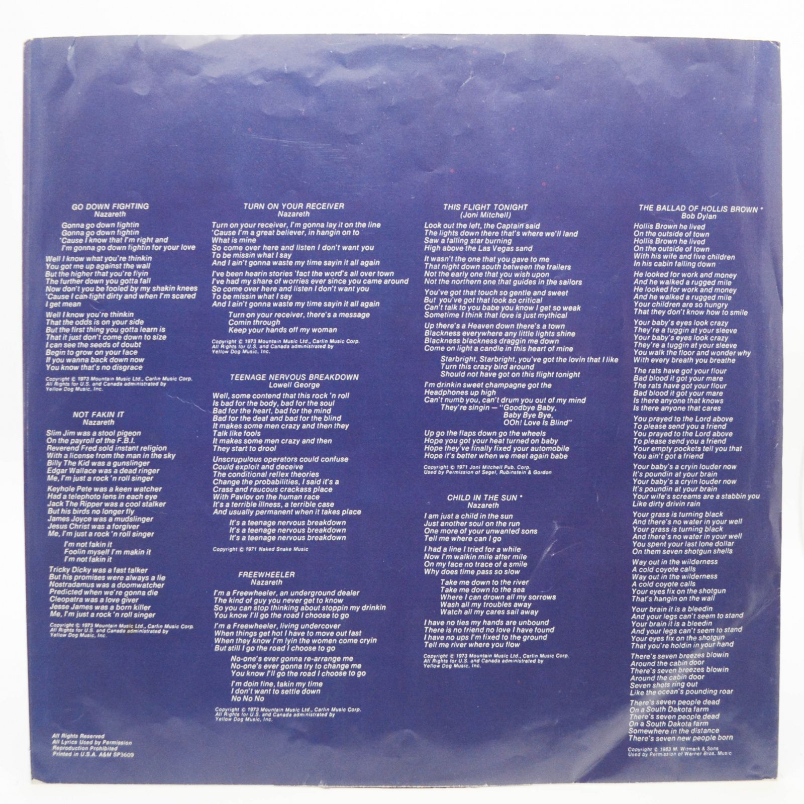 Nazareth — Loud 'N' Proud (USA), 1973