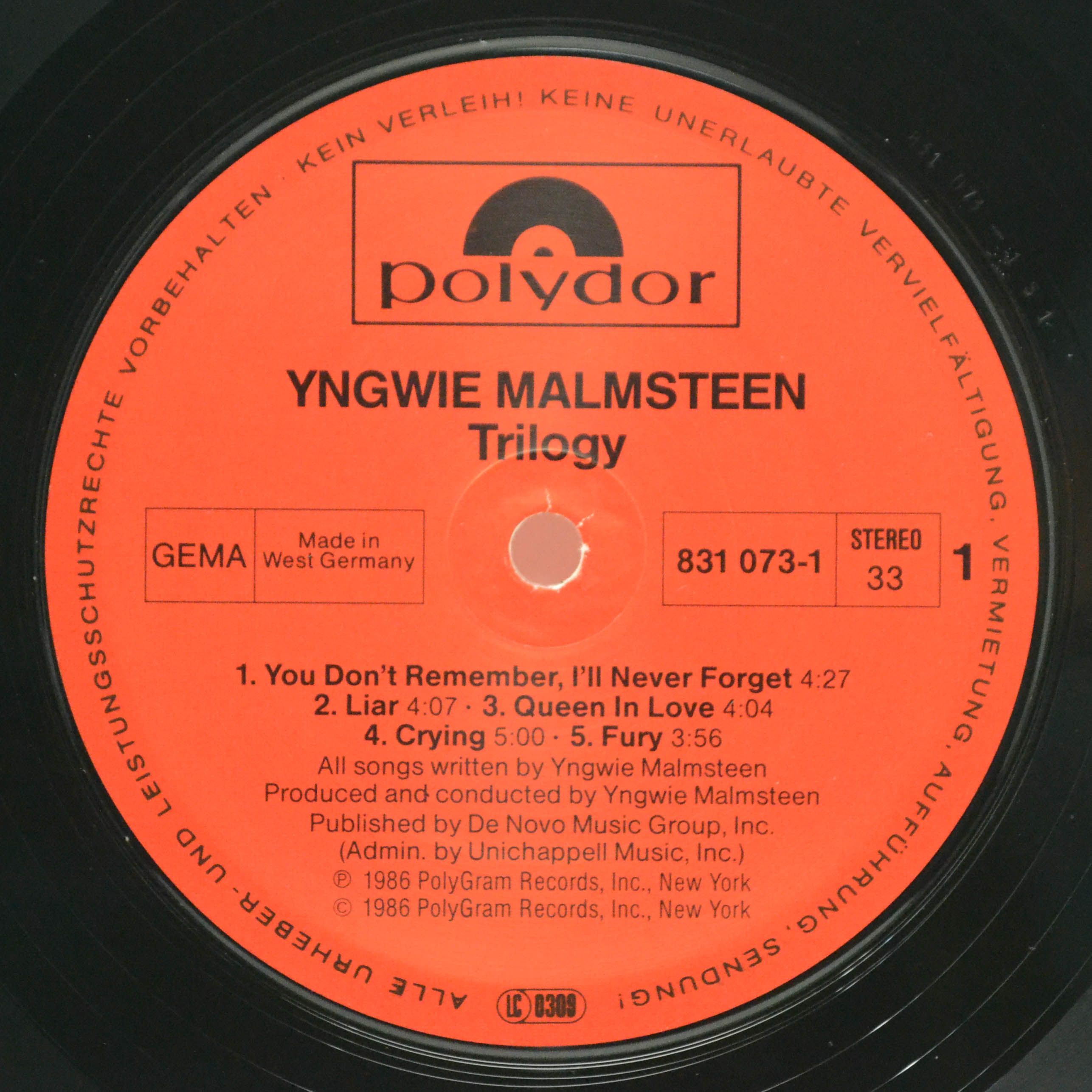 Yngwie J. Malmsteen — Trilogy, 1986