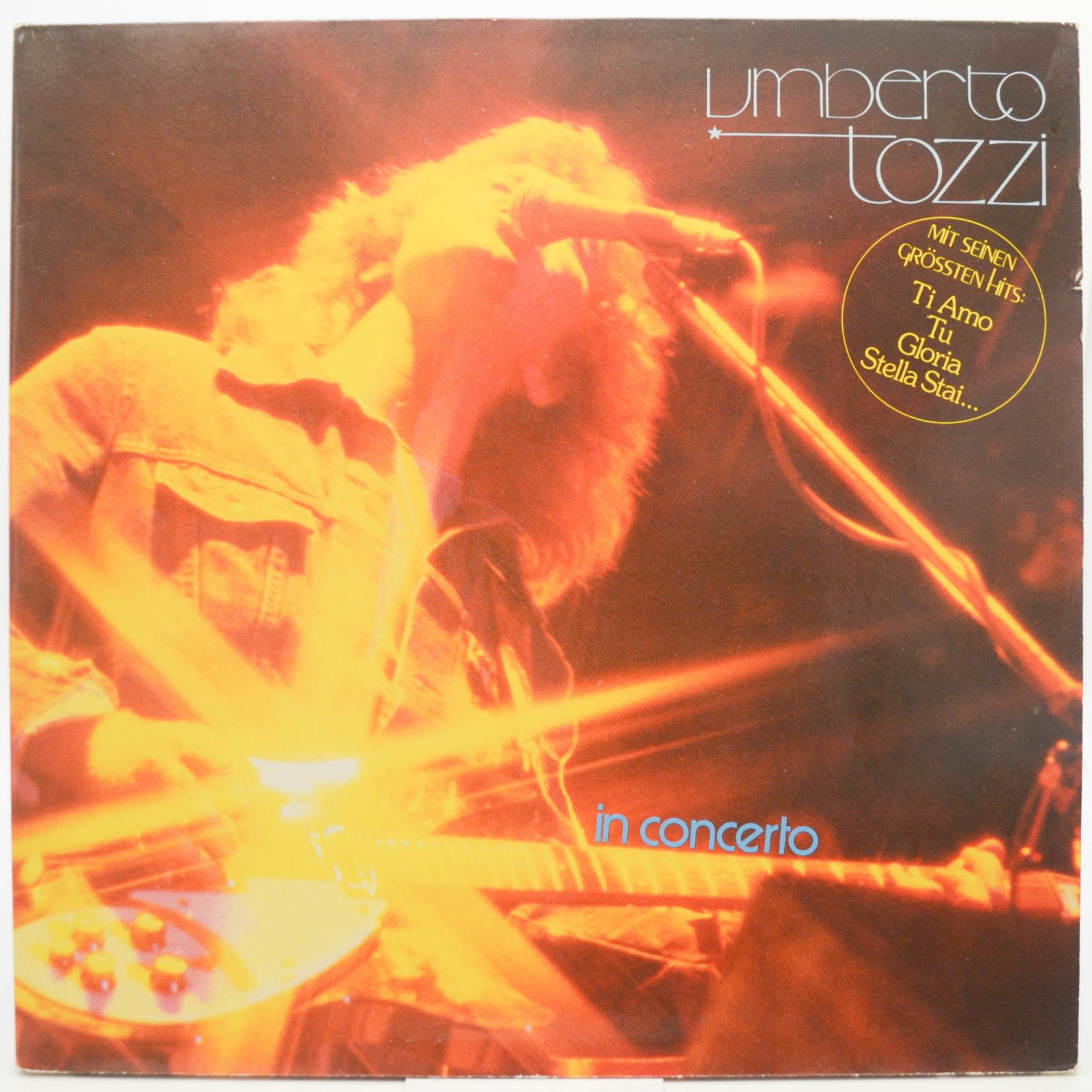 Umberto Tozzi — In Concerto (2LP), 1980