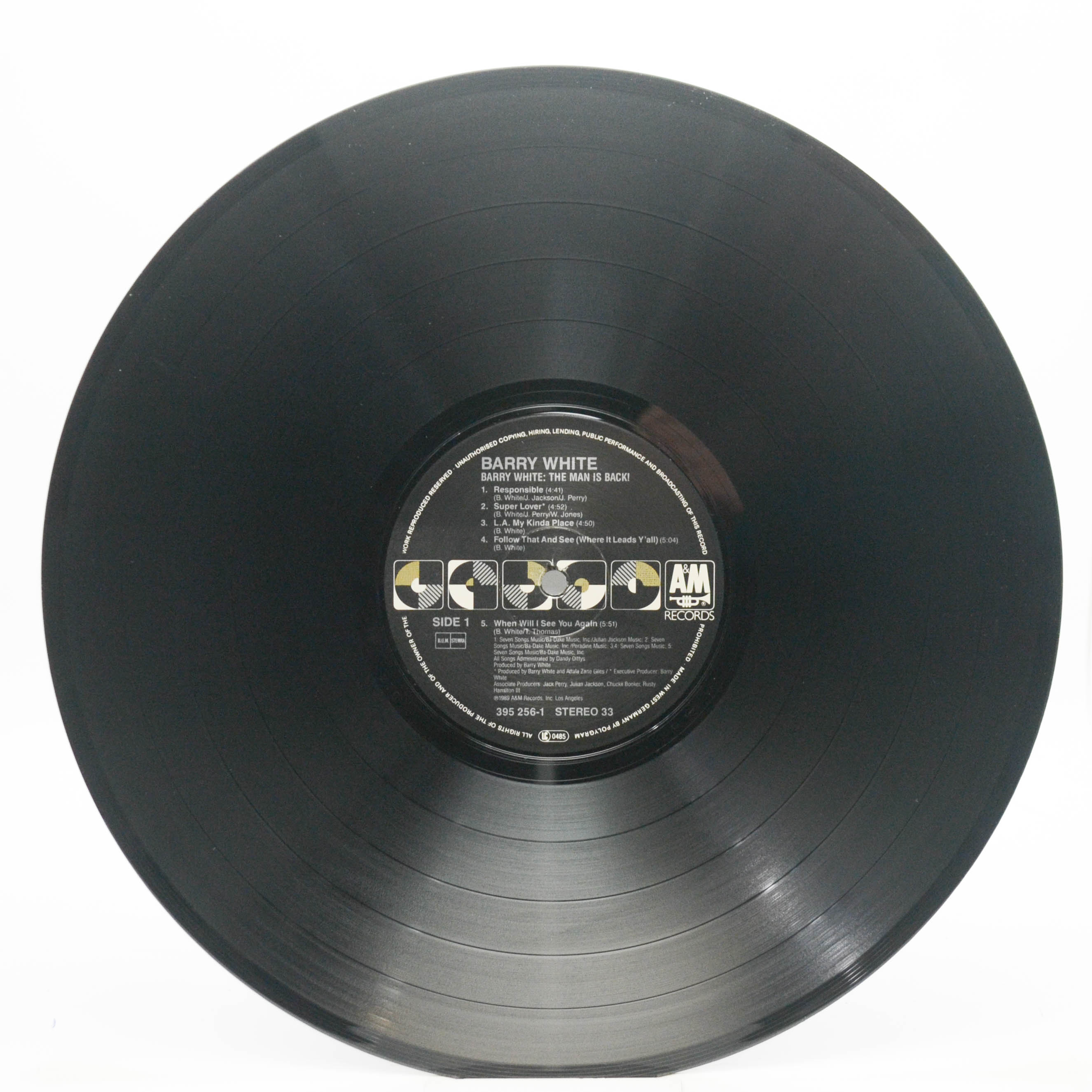 Barry White — The Man Is Back!, 1989