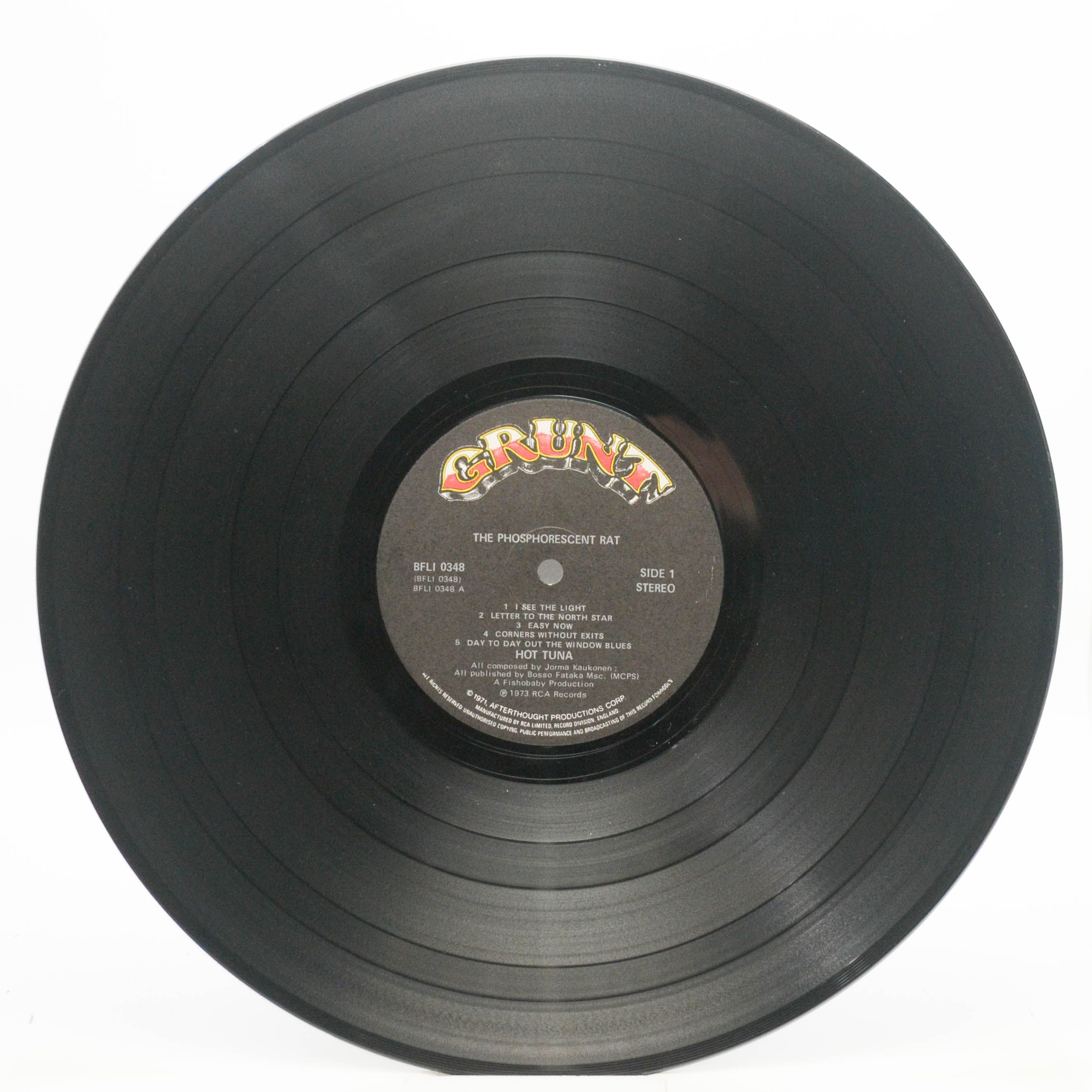 Hot Tuna — The Phosphorescent Rat (UK), 1973