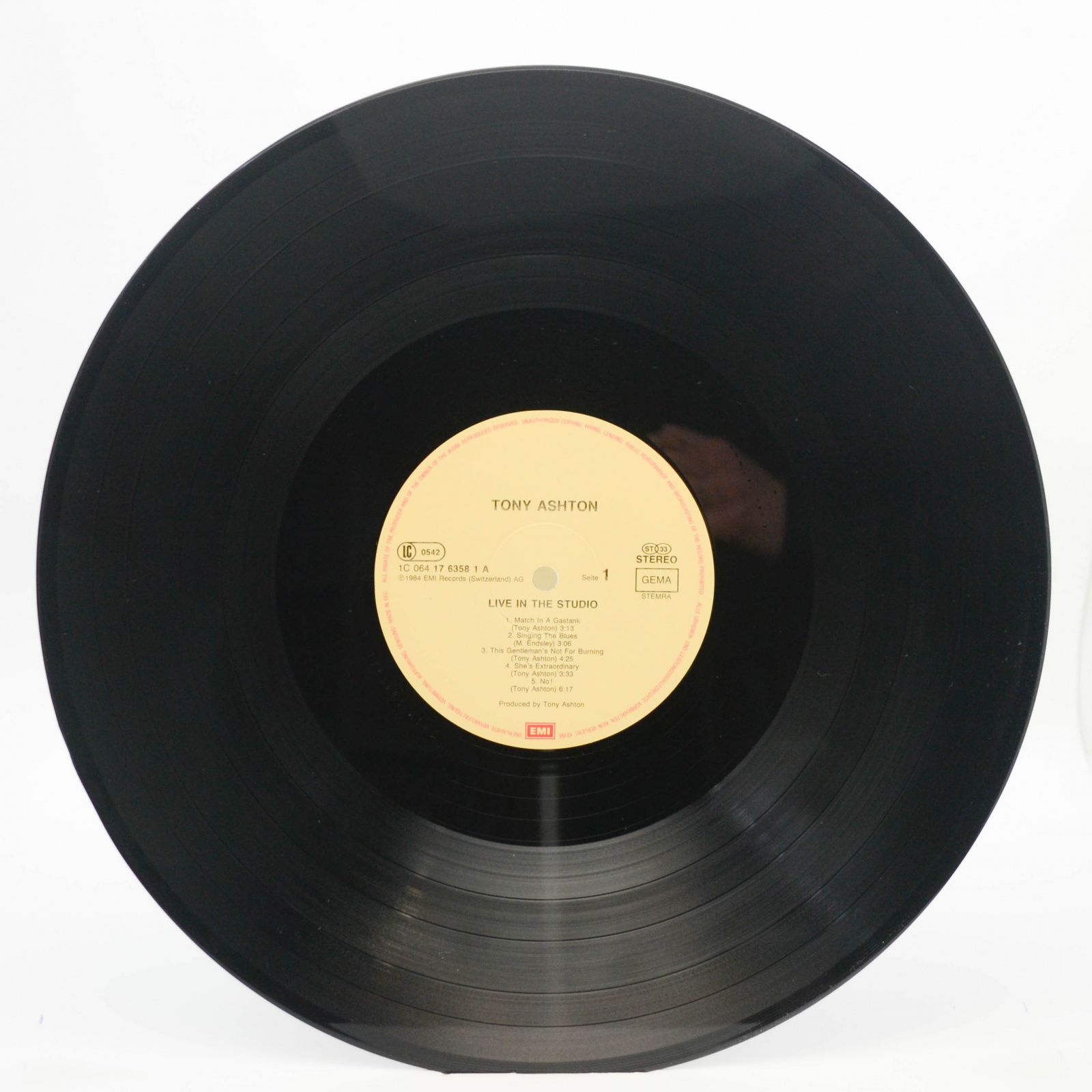 Tony Ashton — Live In The Studio, 1984