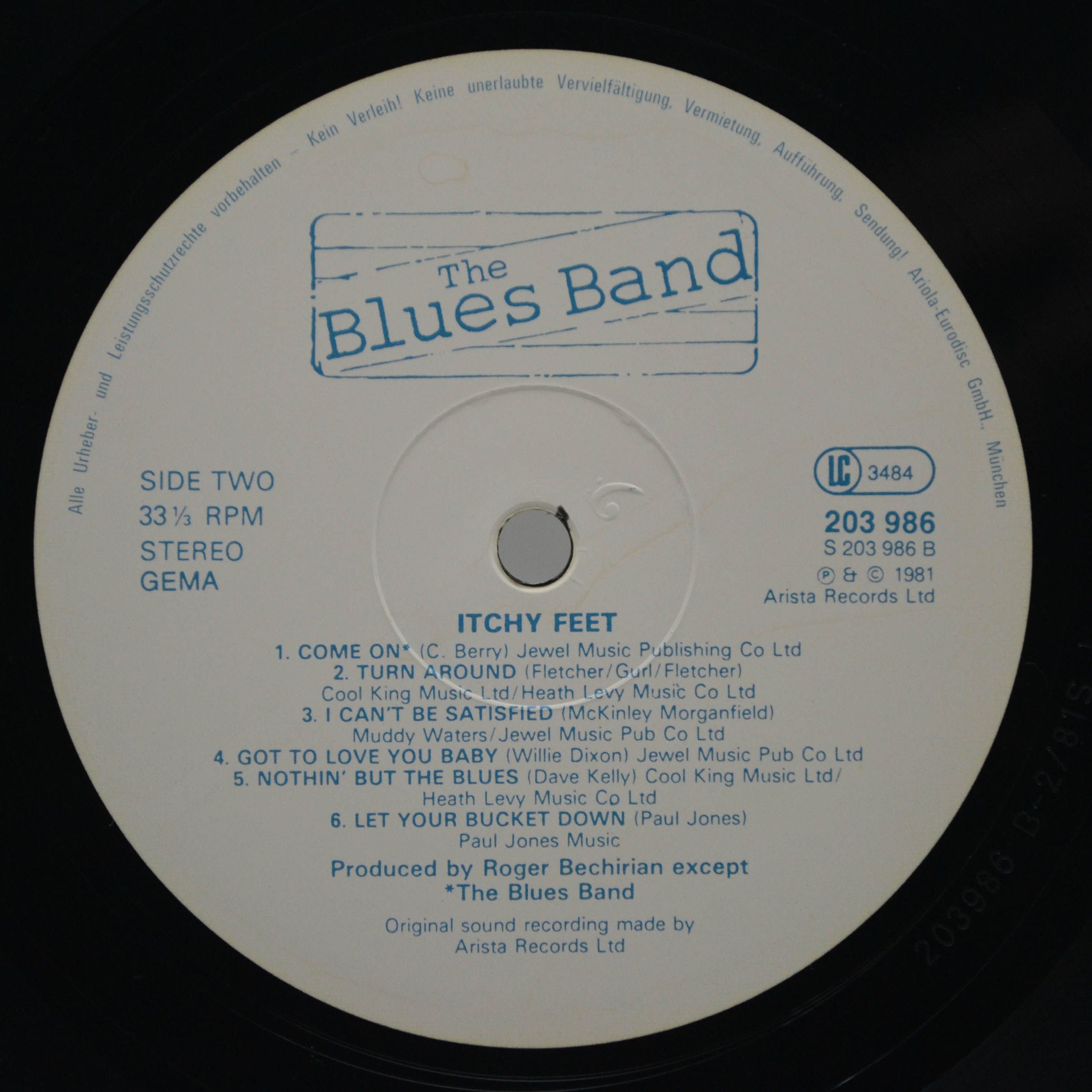 The Blues Band — Itchy Feet, 1981