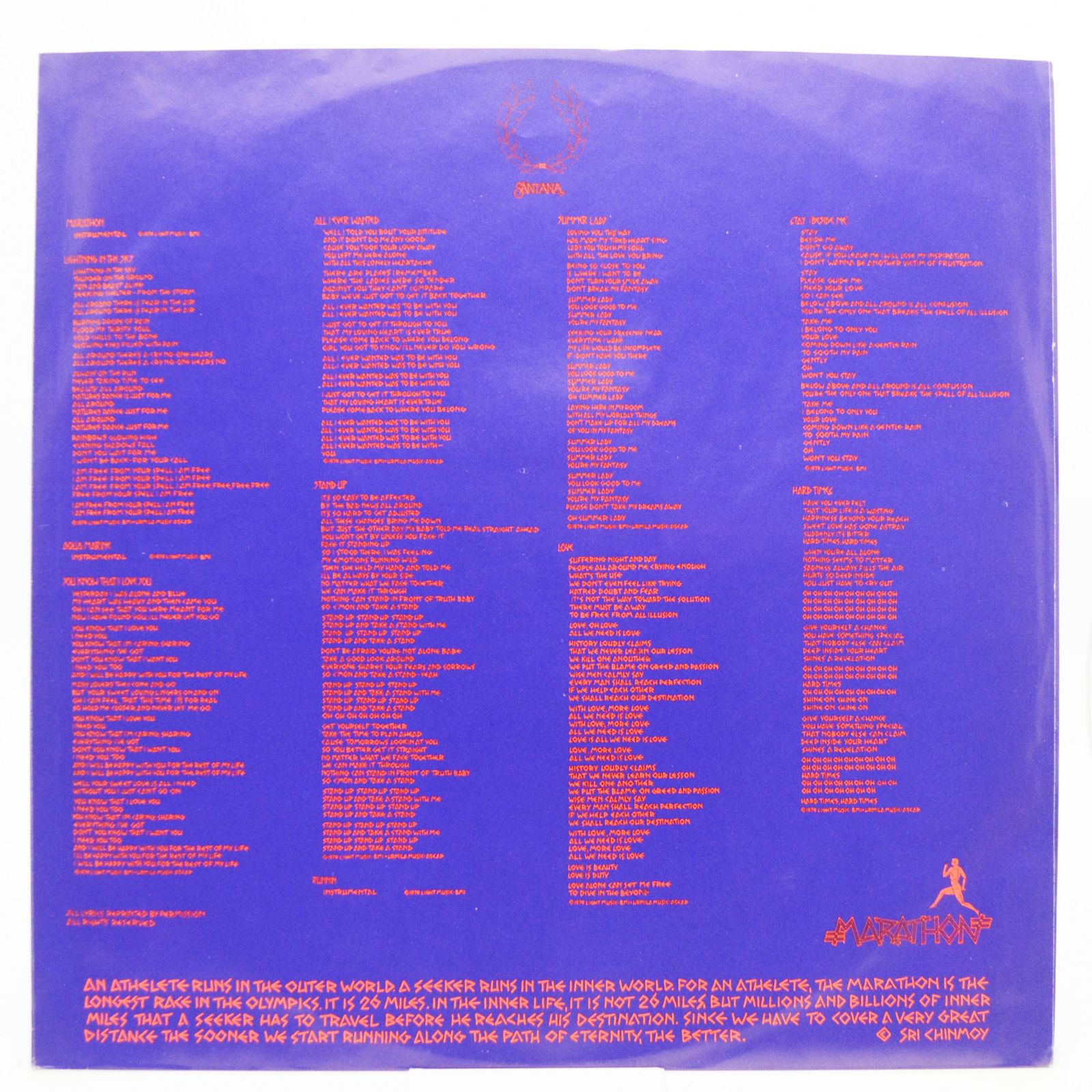 Santana — Marathon, 1979