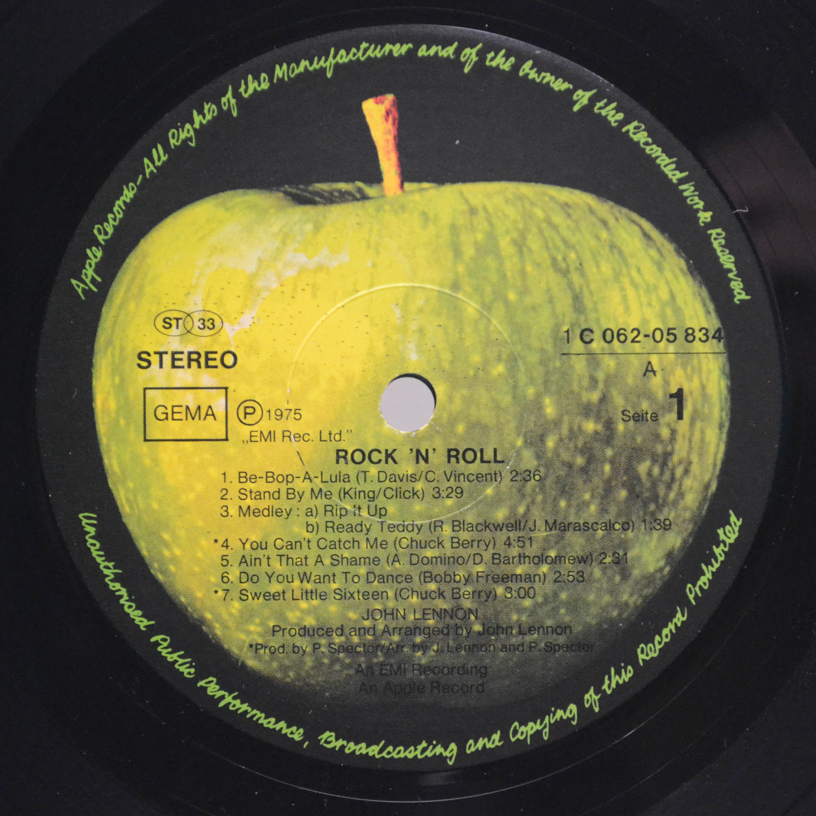 John Lennon — Rock 'N' Roll, 1975