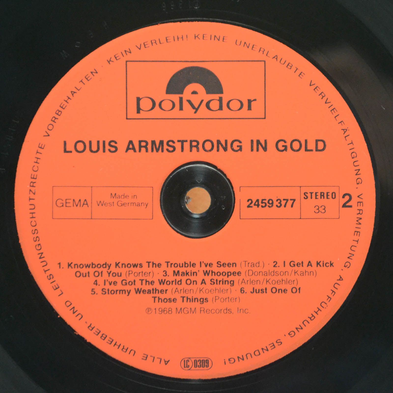 Louis Armstrong — In Gold, 1977