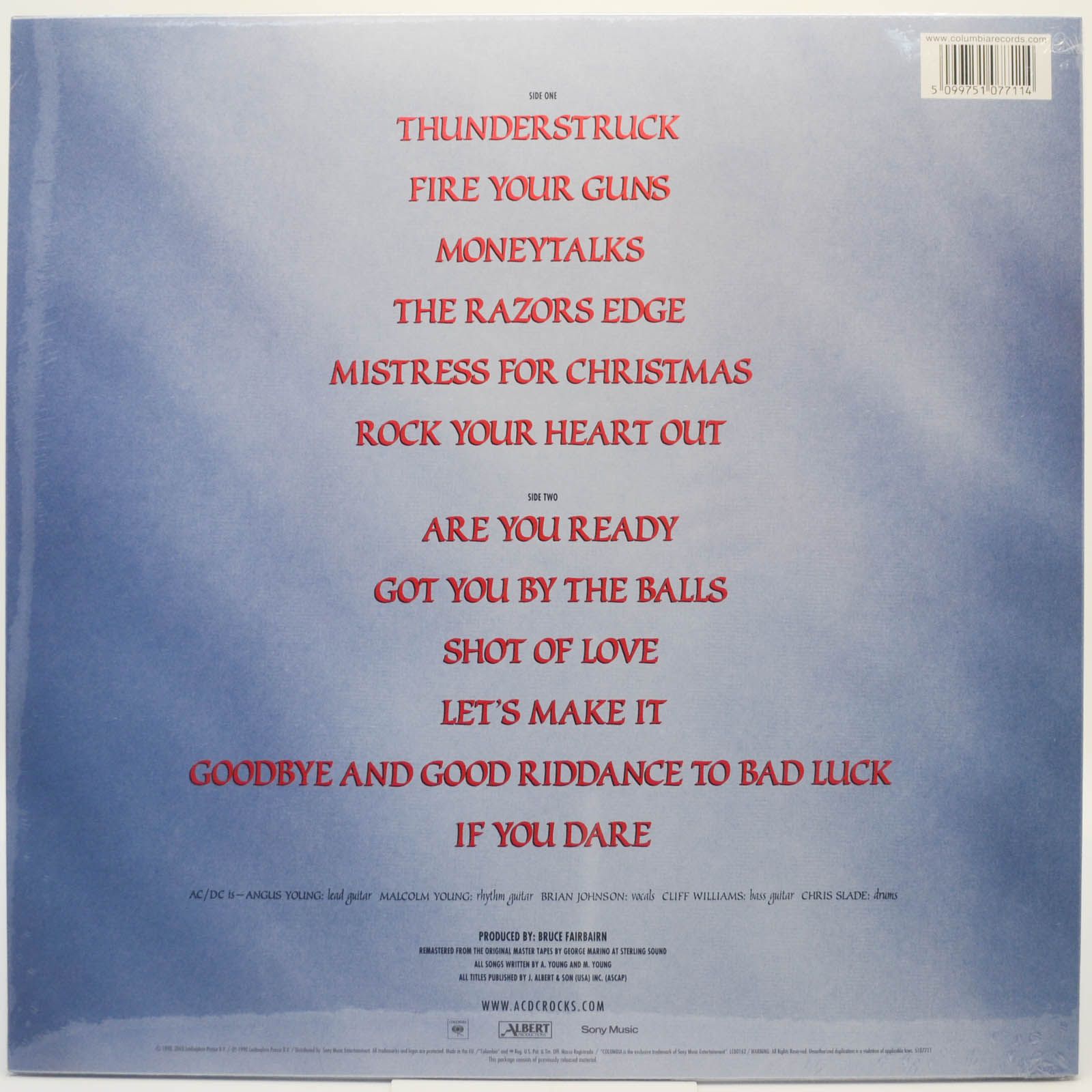 AC/DC — The Razors Edge, 1990