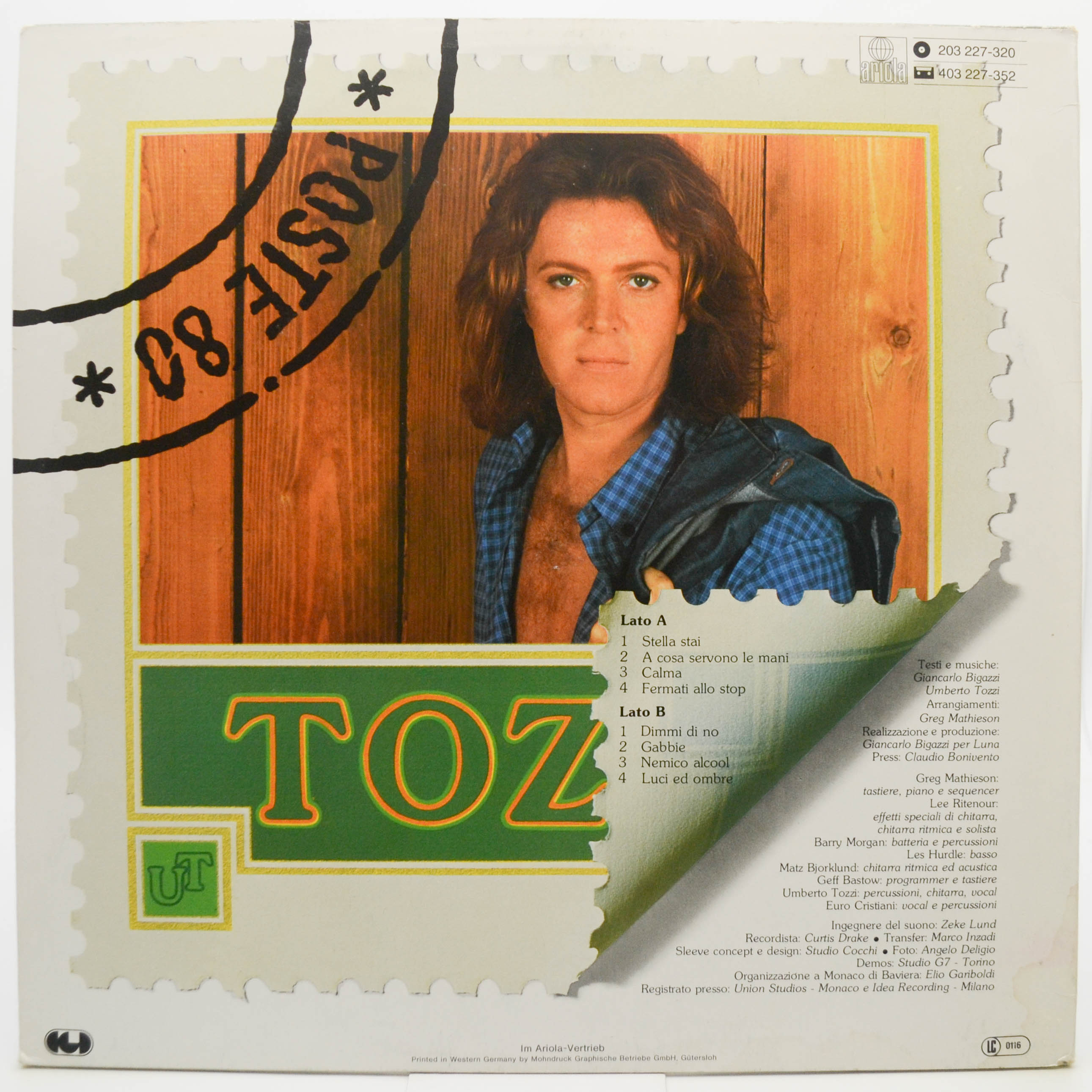 Umberto Tozzi — Tozzi, 1980