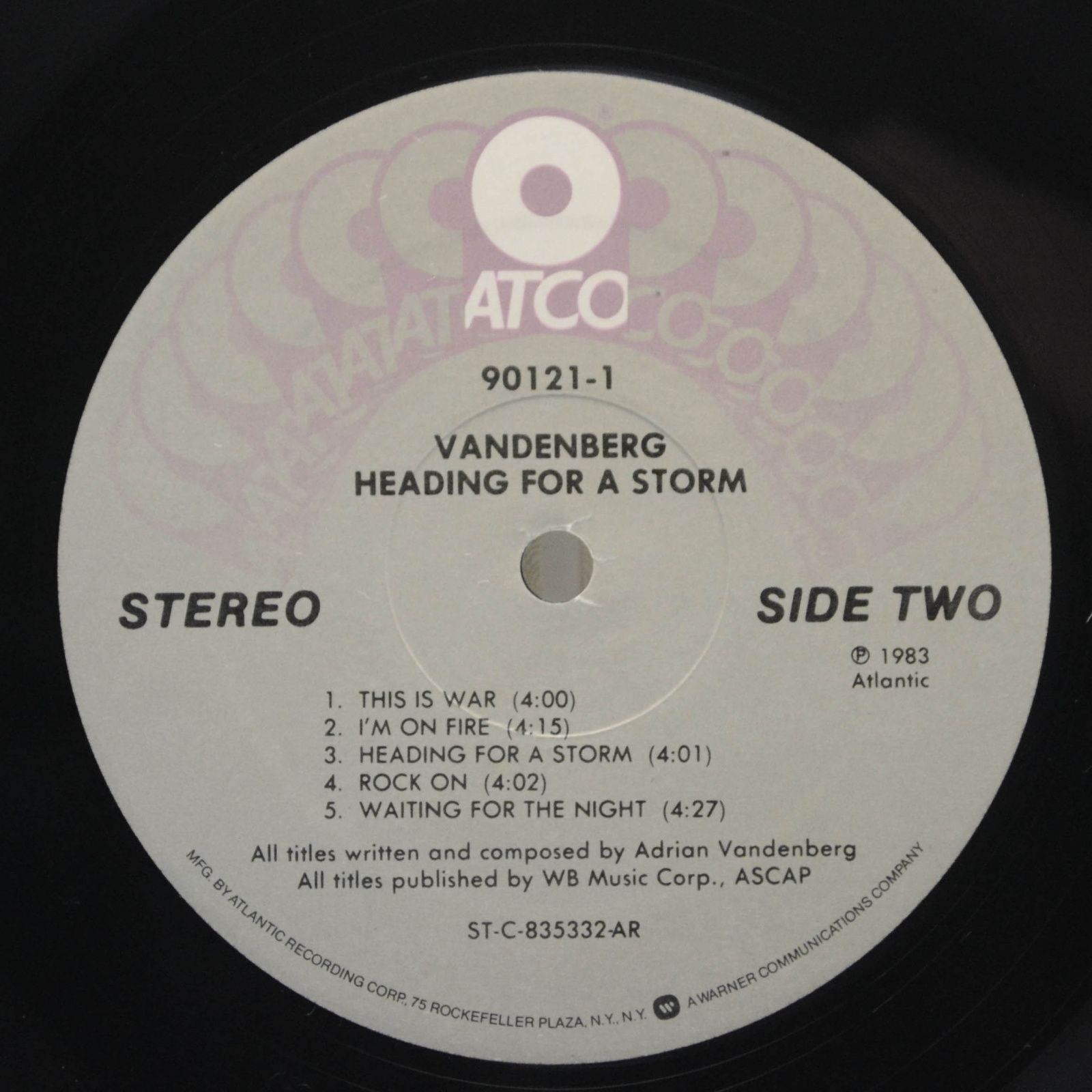 Vandenberg — Heading For A Storm (USA), 1983