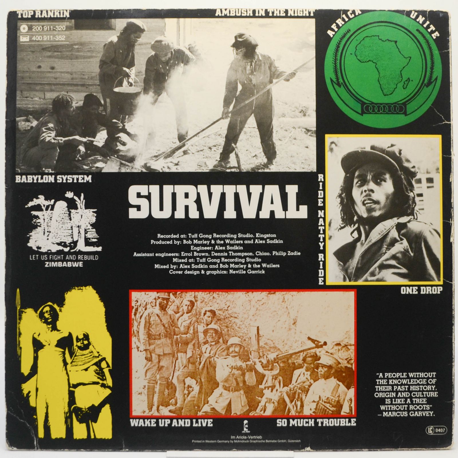 Bob Marley & The Wailers — Survival, 1979