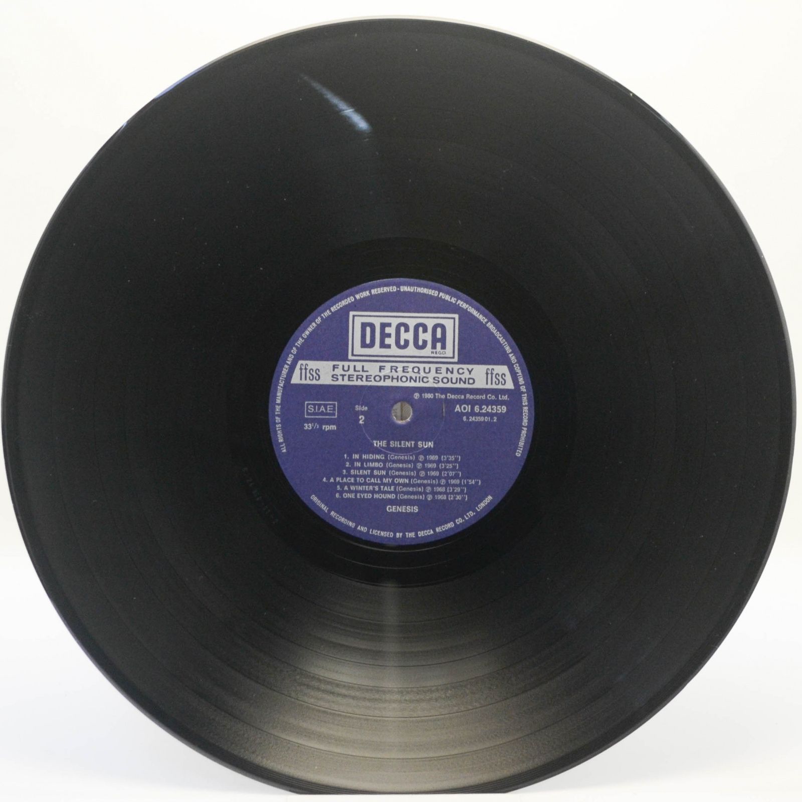 Genesis — The Silent Sun, 1969