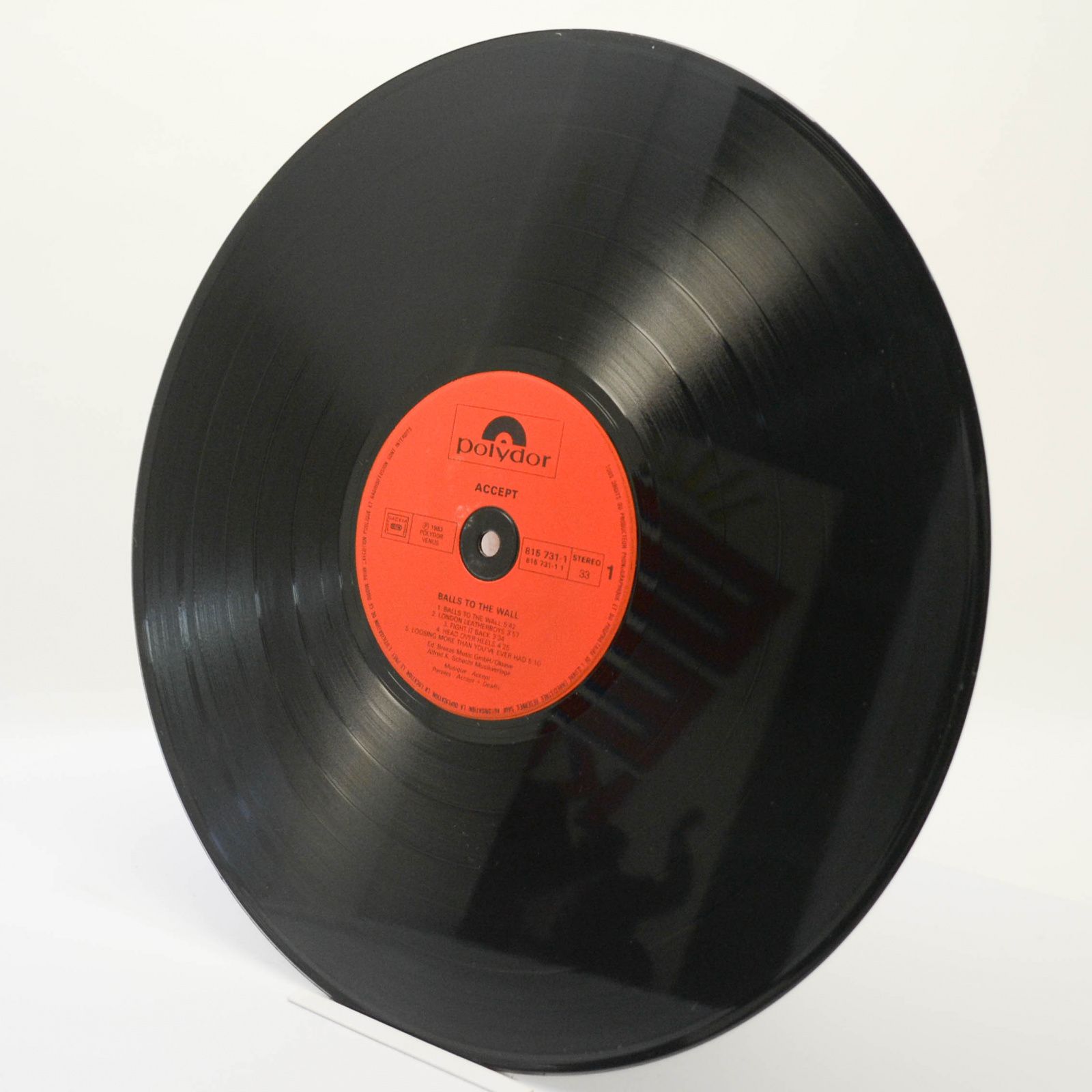 Accept — Balls To The Wall (poster), 1983