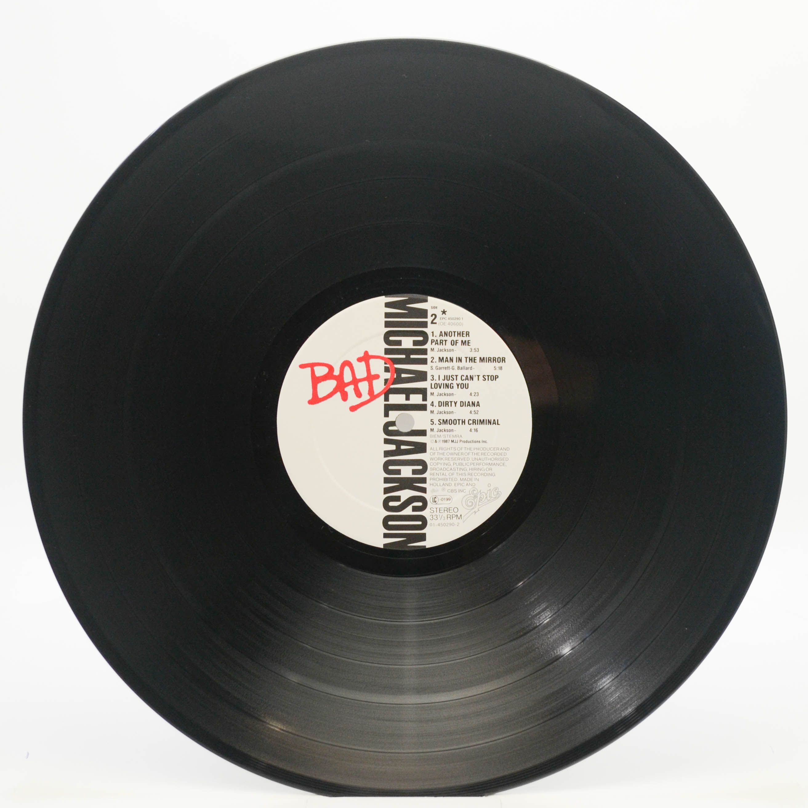 Michael Jackson — Bad, 1987