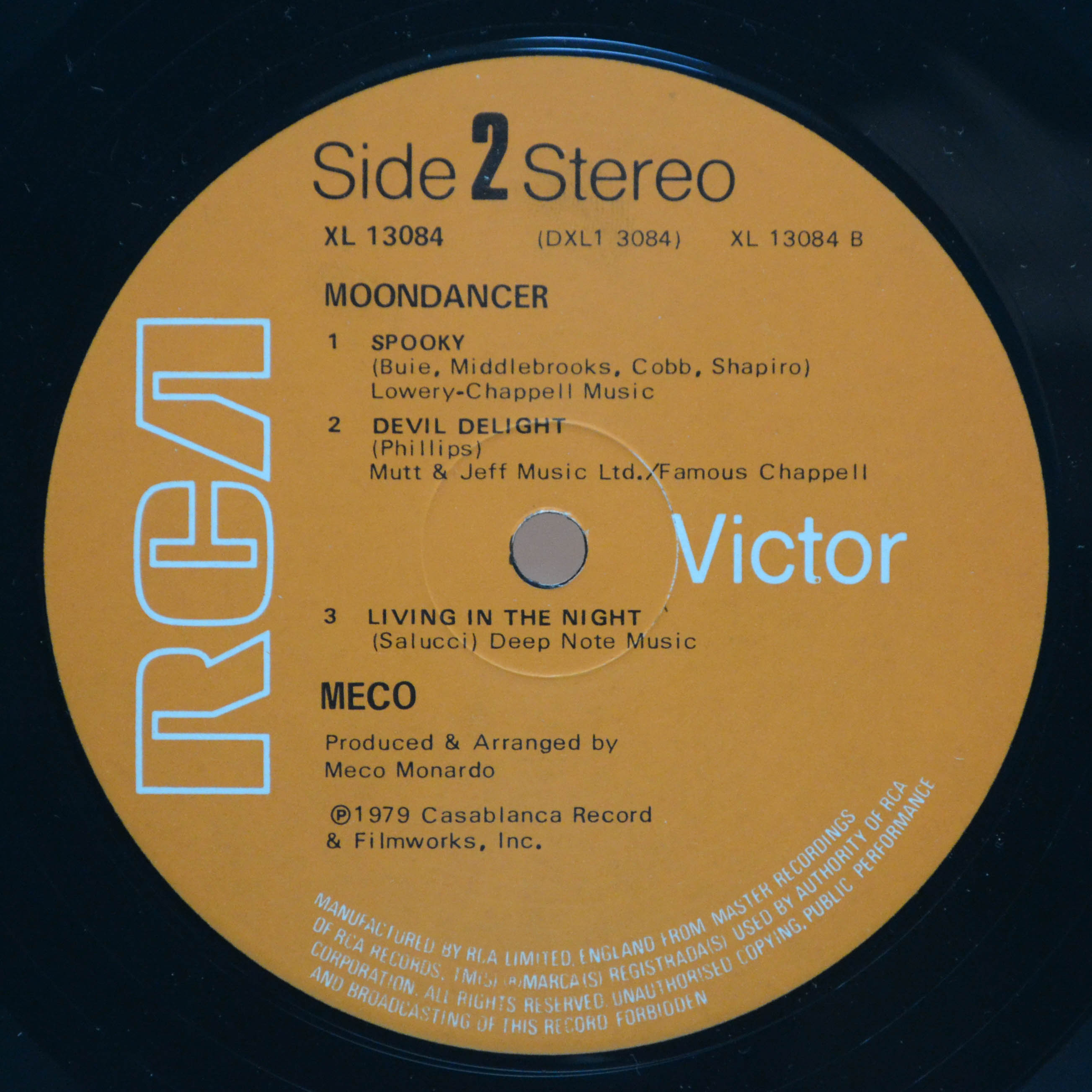 Meco — Moondancer (UK), 1979