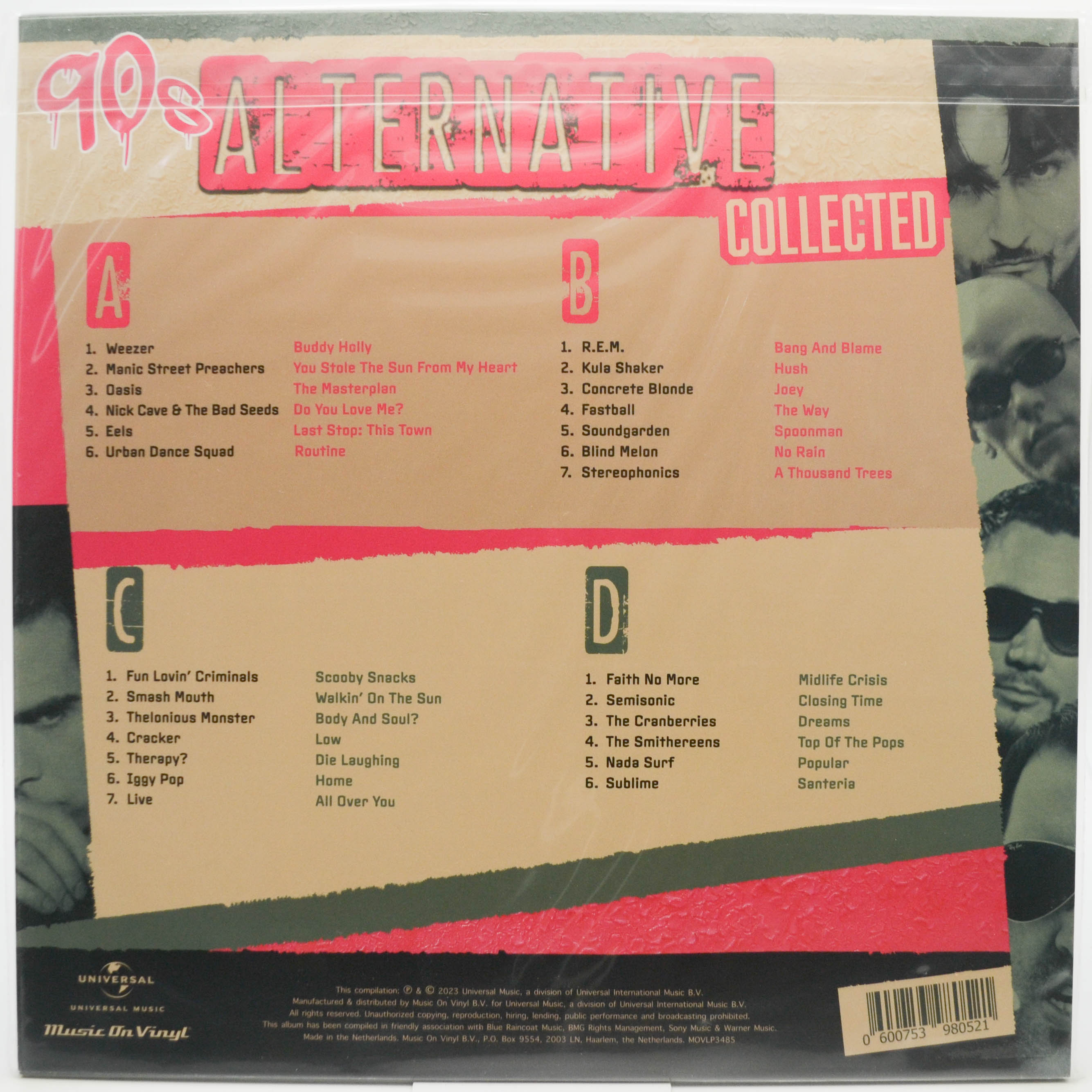 Various — 90's Alternative Collected (2LP), 2023