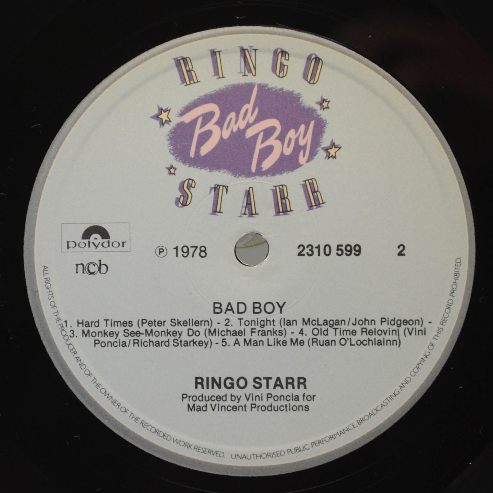 Ringo Starr — Bad Boy, 1978