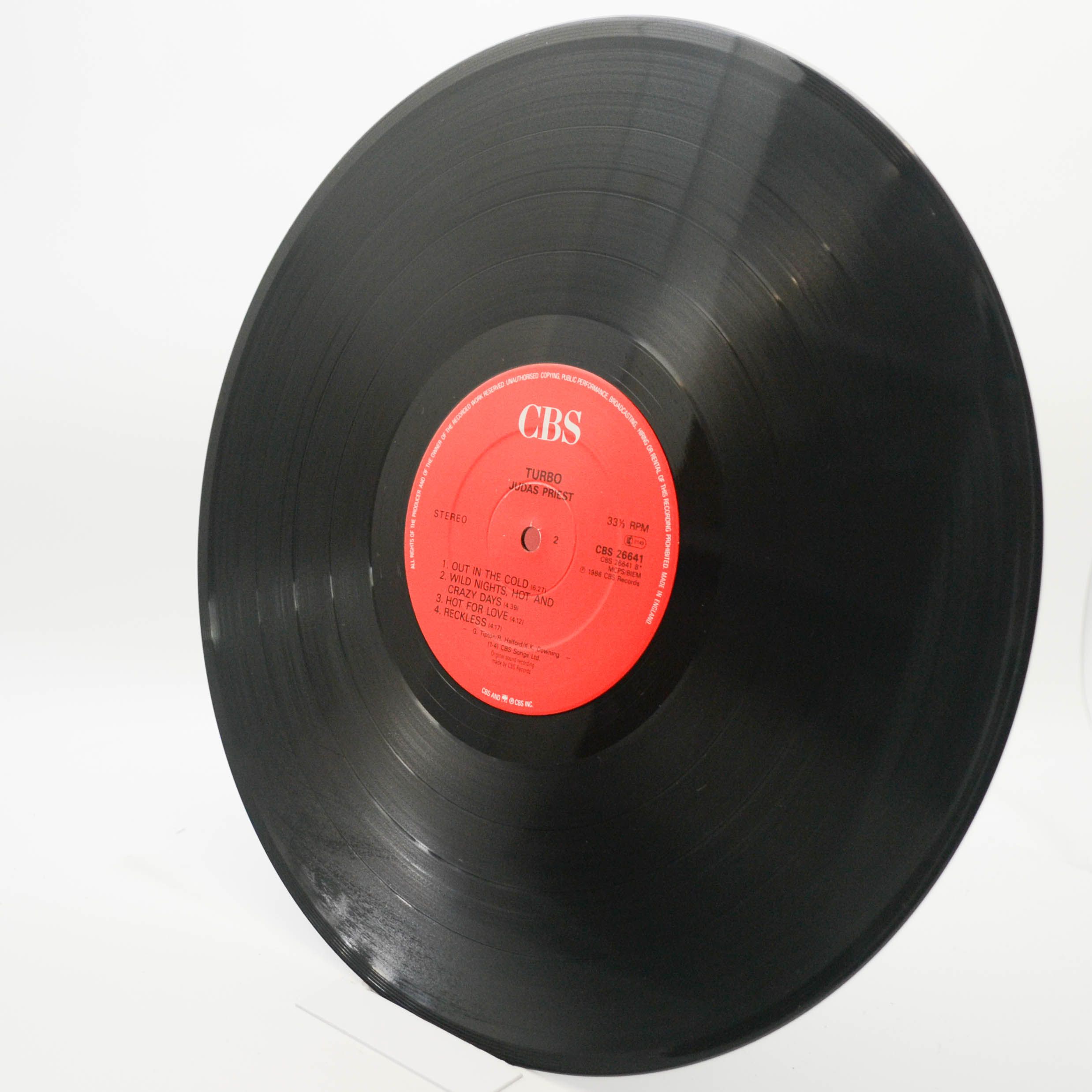 Judas Priest — Turbo (1-st, UK), 1986