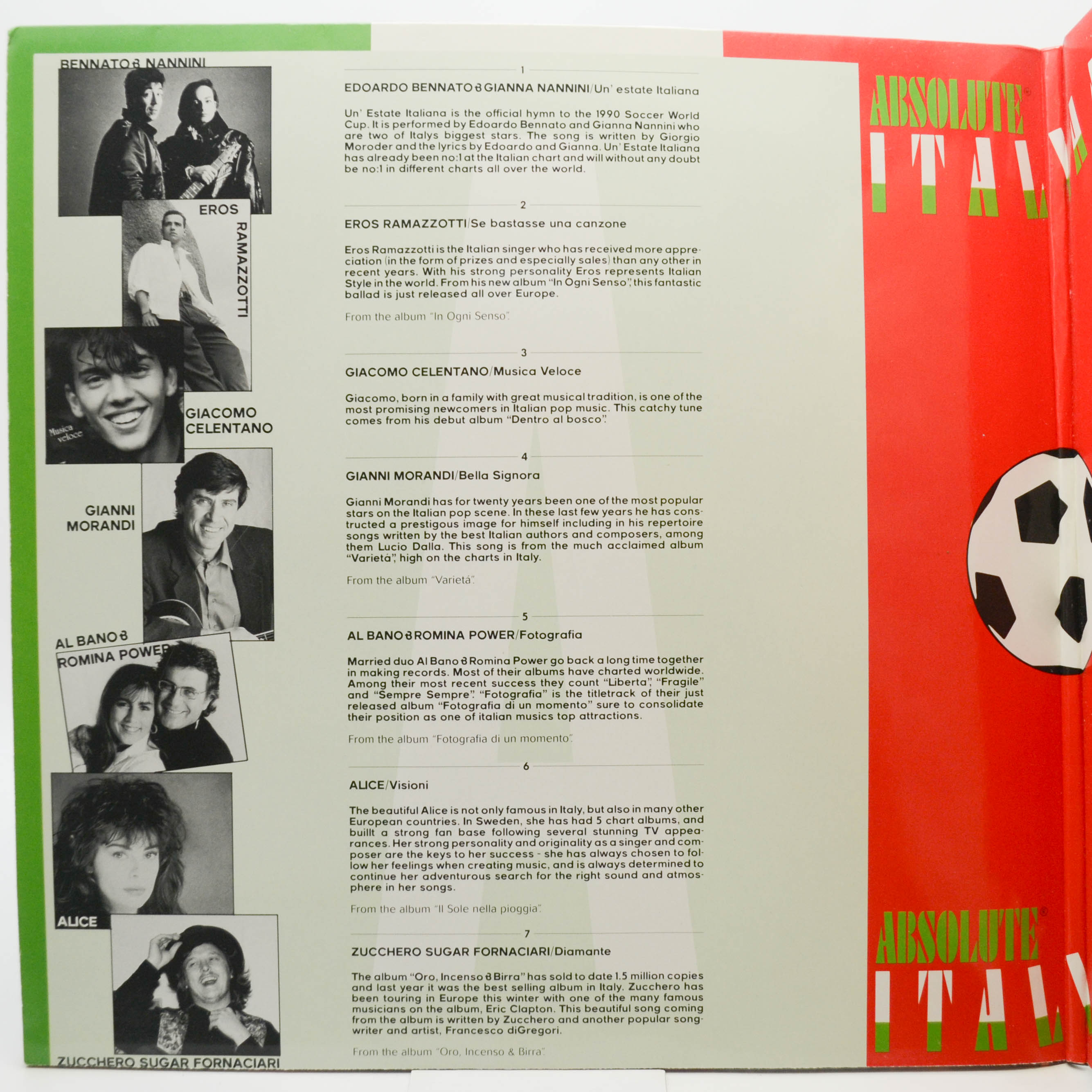 Various — Absolute Italiana, 1990