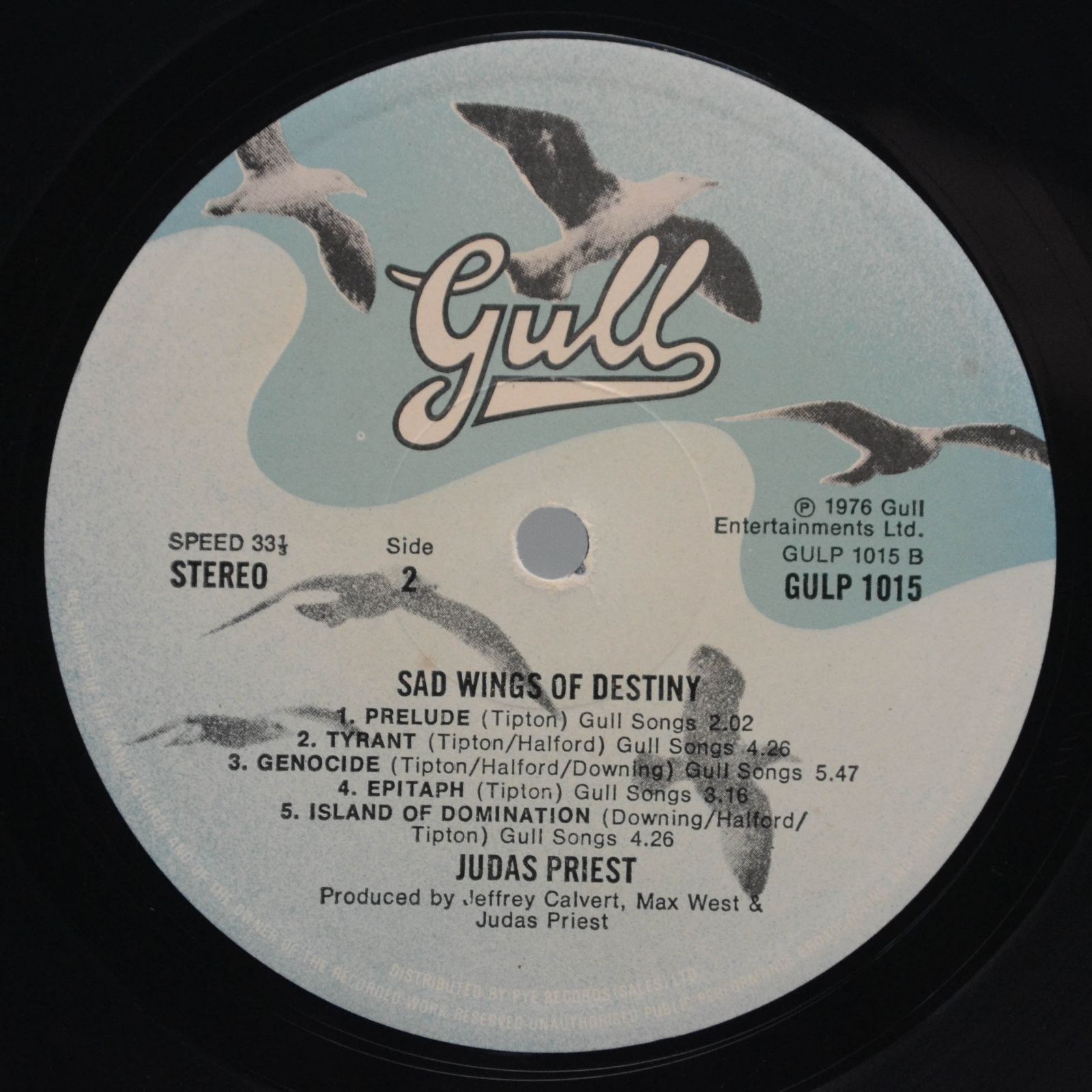 Judas Priest — Sad Wings Of Destiny (UK), 1976