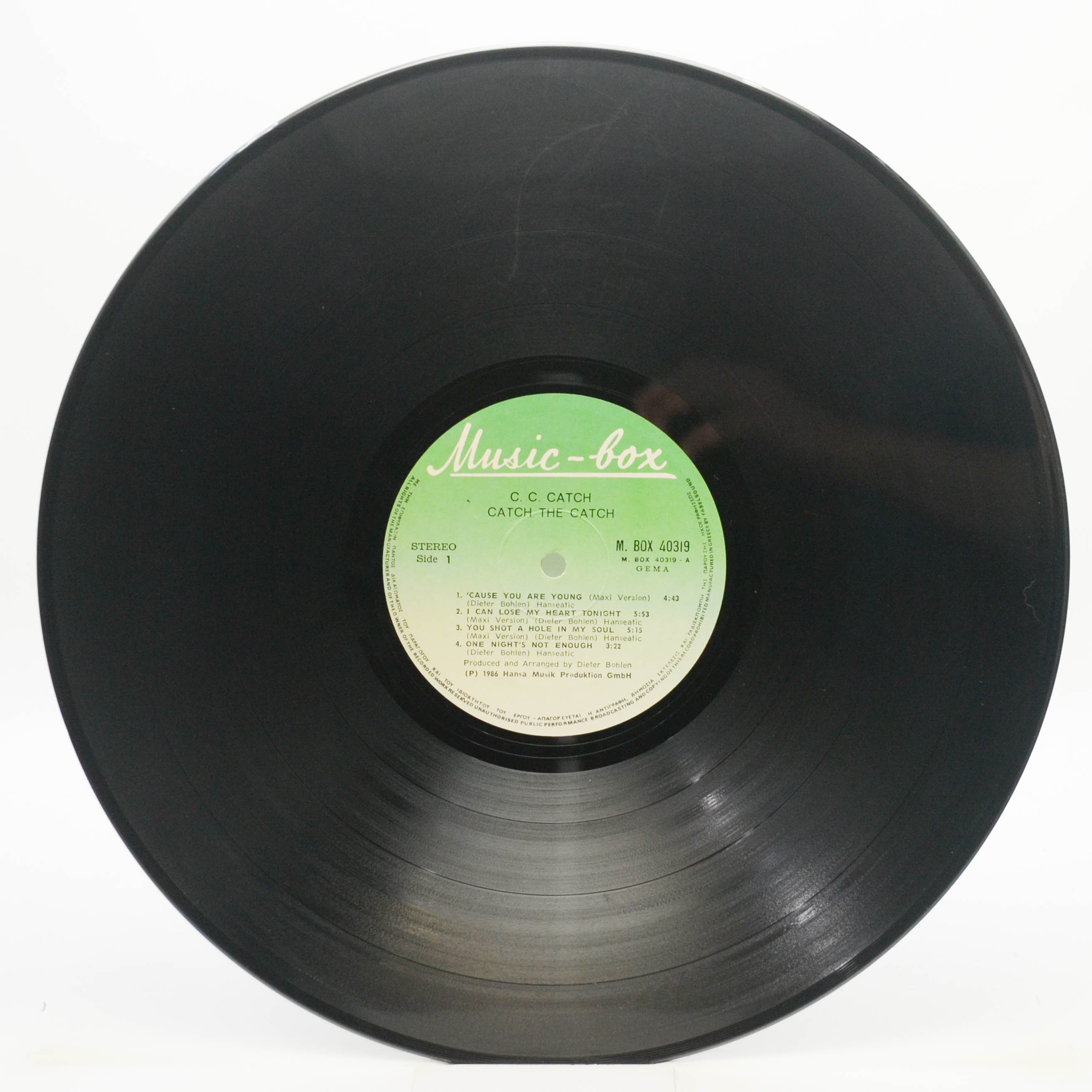 C.C. Catch — Catch The Catch, 1986