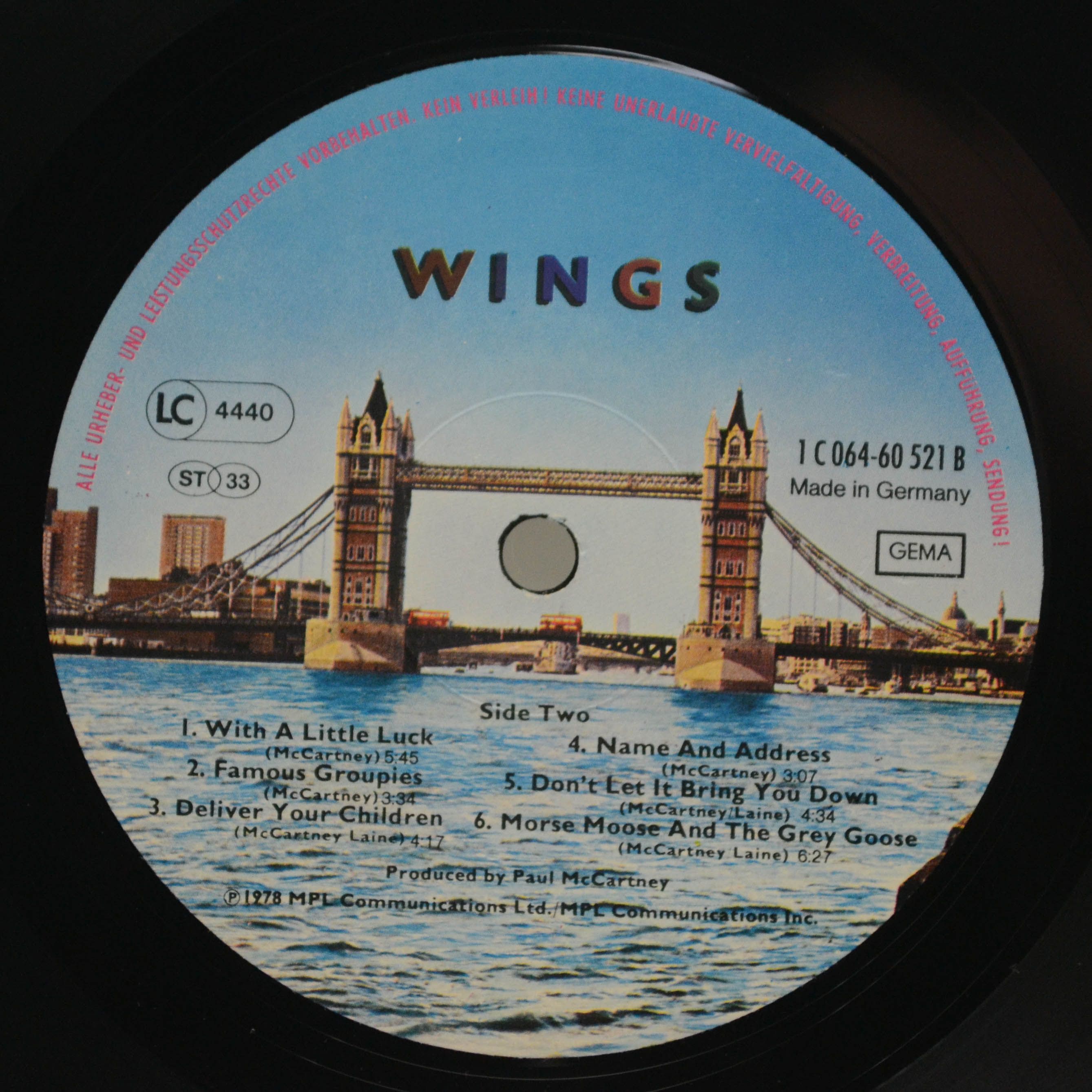 Wings — London Town, 1978