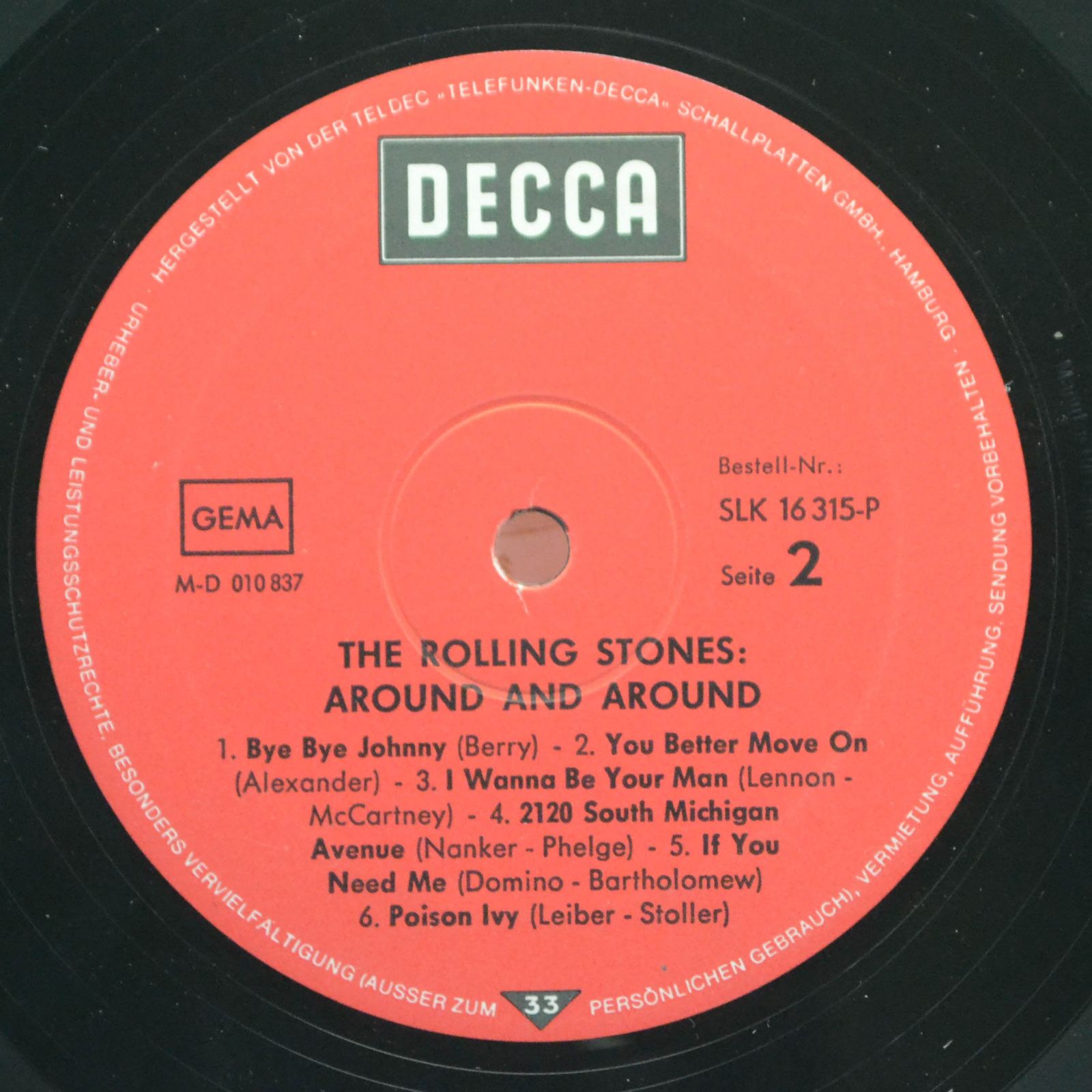 Rolling Stones — Around And Around, 1970