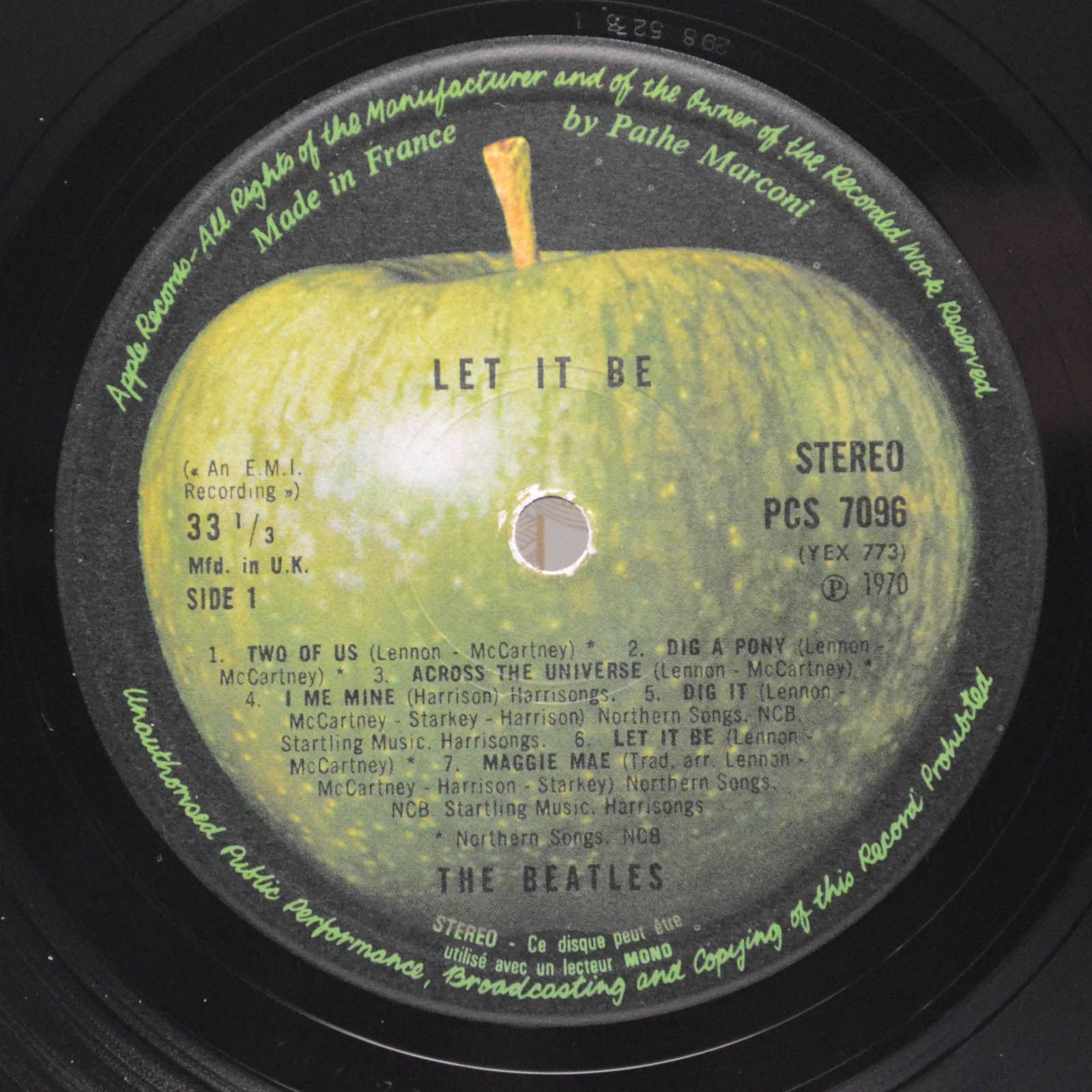 Beatles — Let It Be (UK), 1970