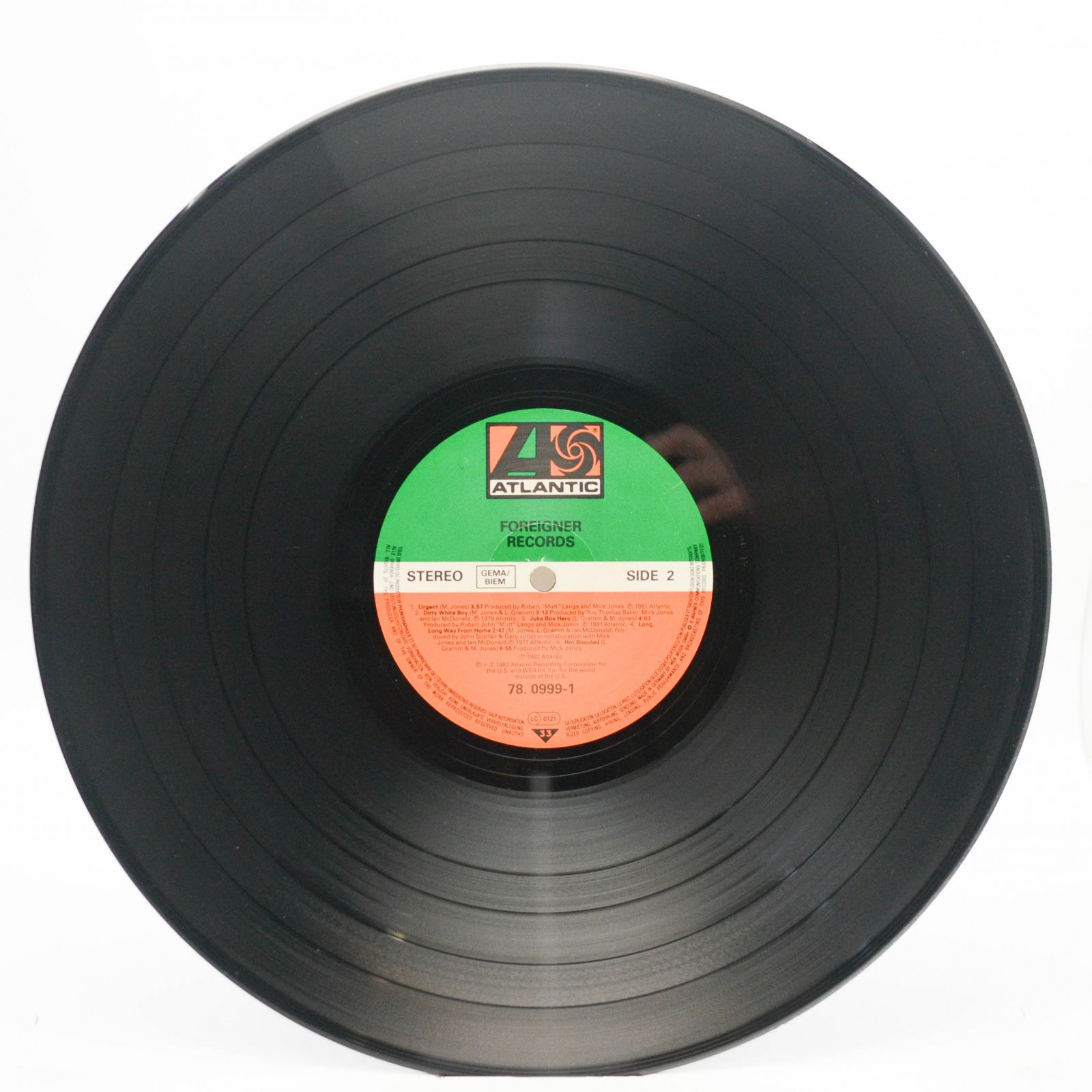 Foreigner — Records, 1982