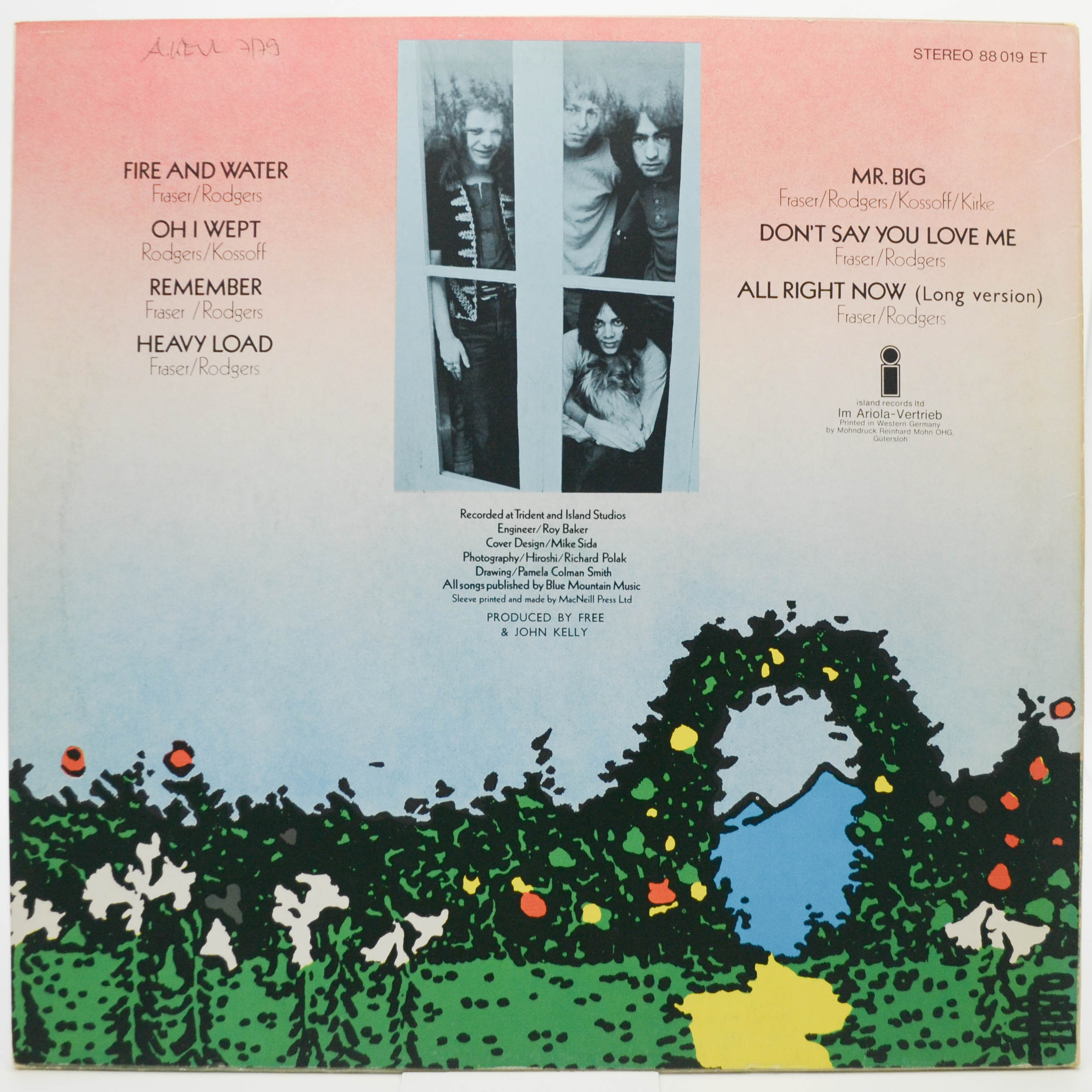 Free — Fire And Water, 1970