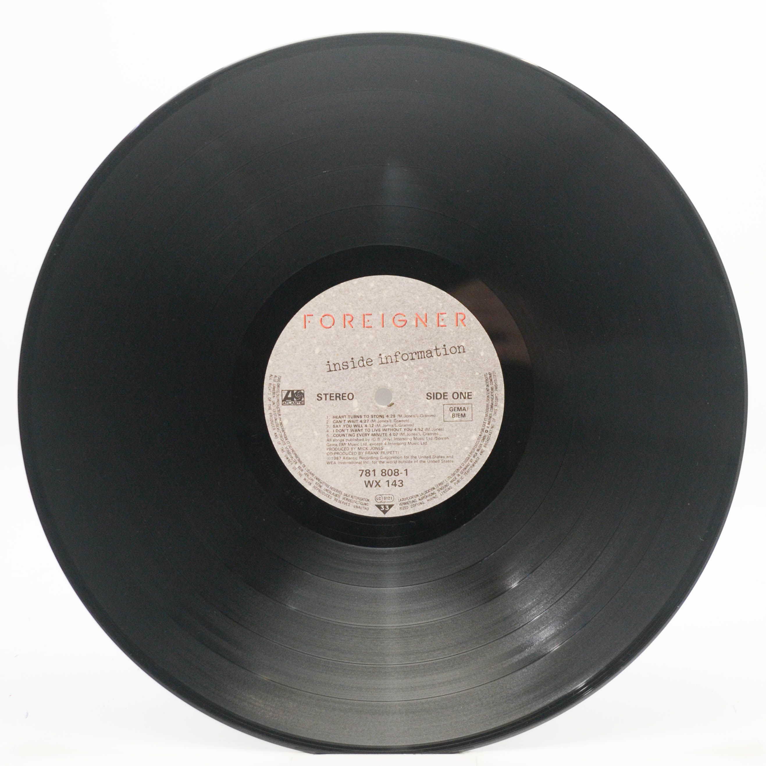 Foreigner — Inside Information, 1987